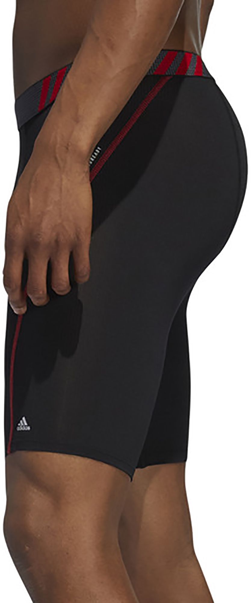 adidas Men's Sport Performance Mesh Long Boxer Briefs – 3 Pack product image