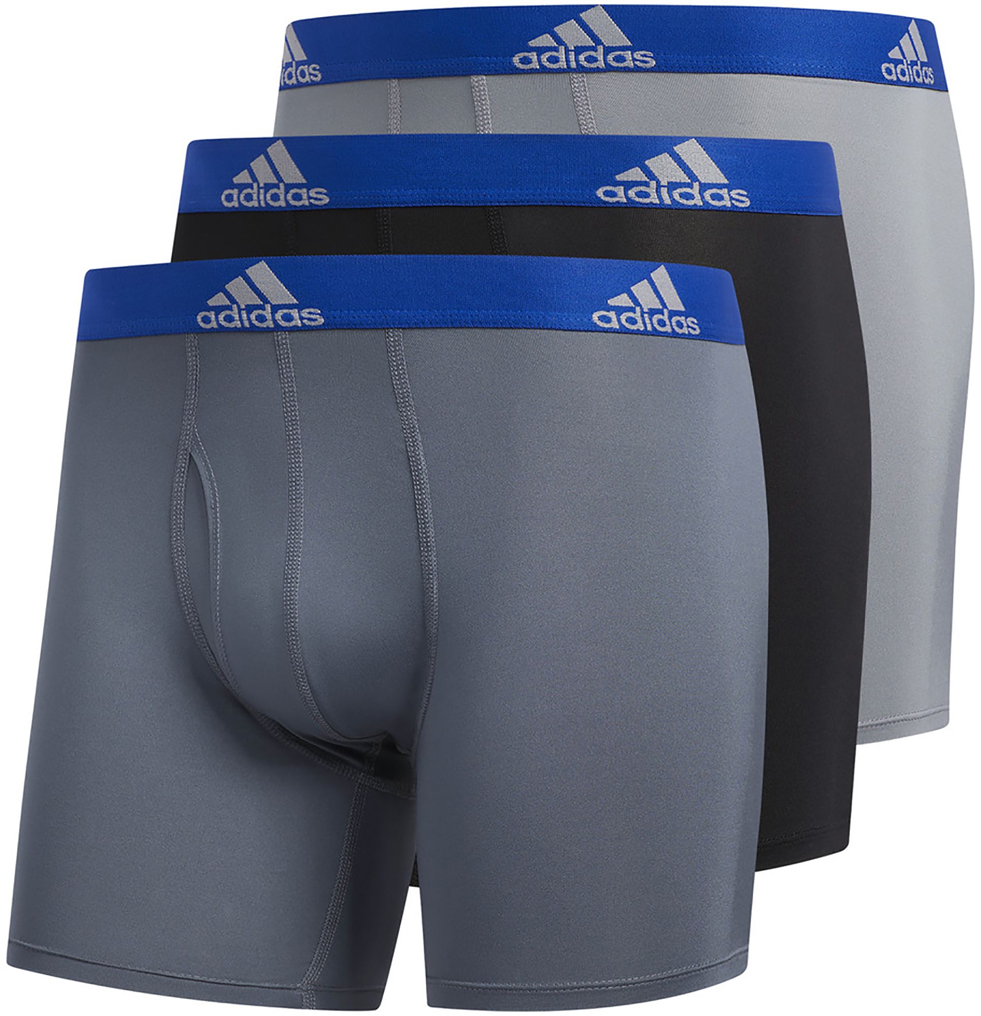 adidas Men's Performance Boxer Briefs – 3 Pack