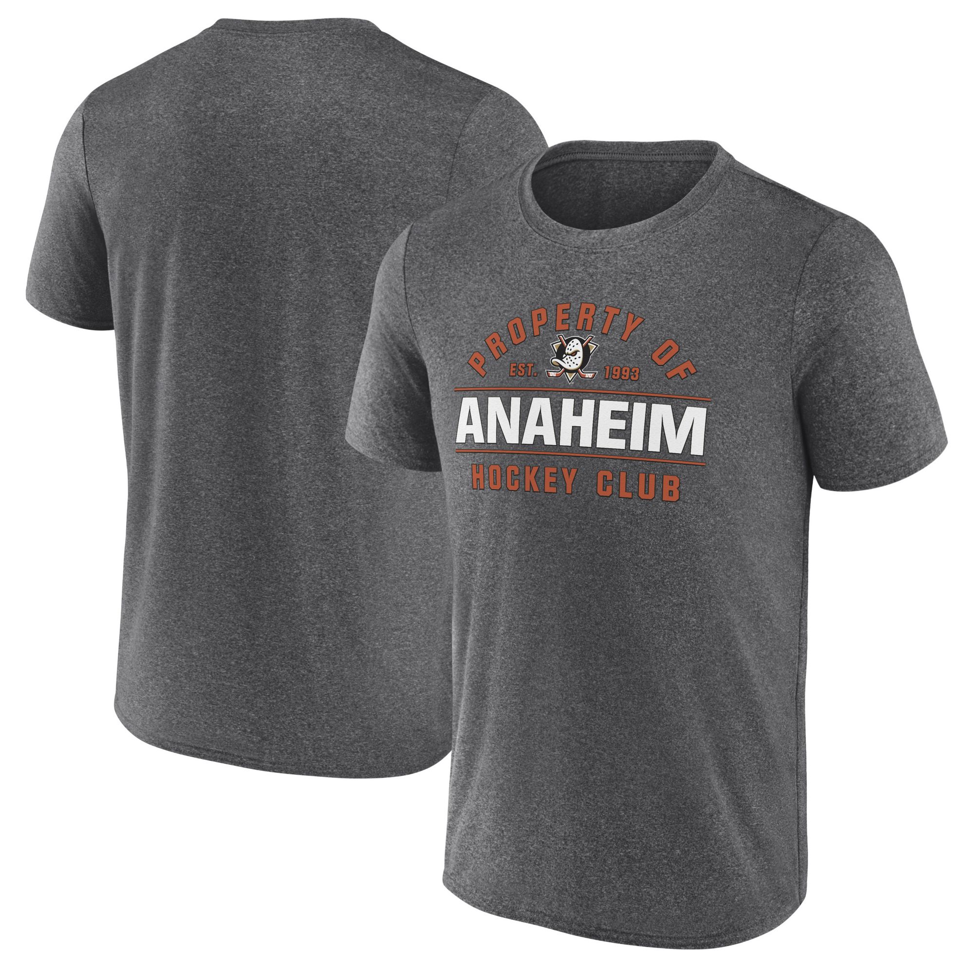 NHL Adult Anaheim Ducks Property Of Grey T-Shirt product image