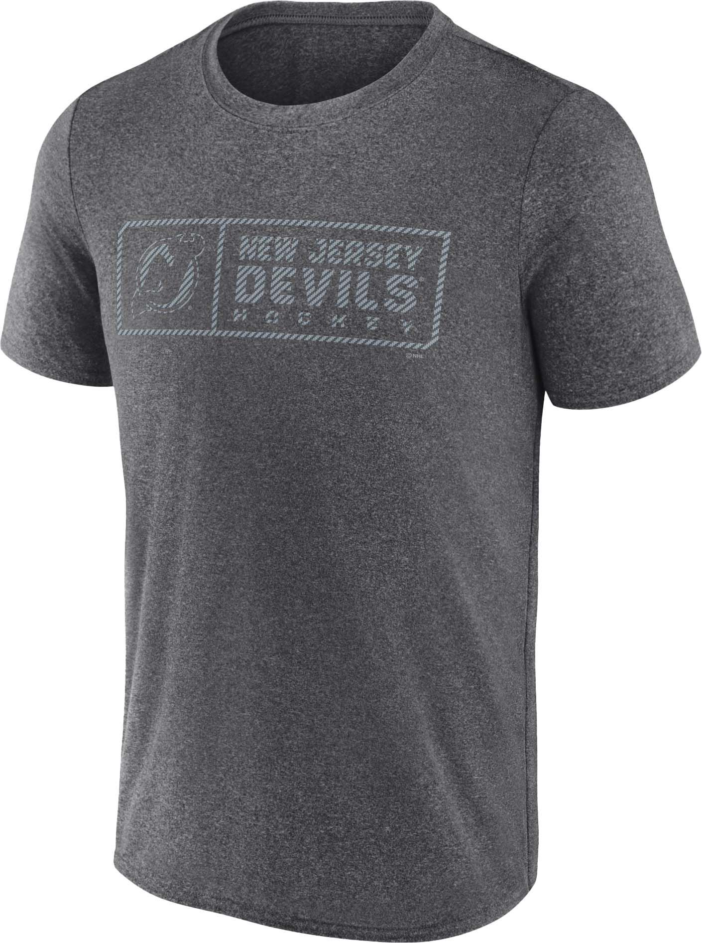 NHL New Jersey Devils Lights Out Charcoal Synthetic T-Shirt product image