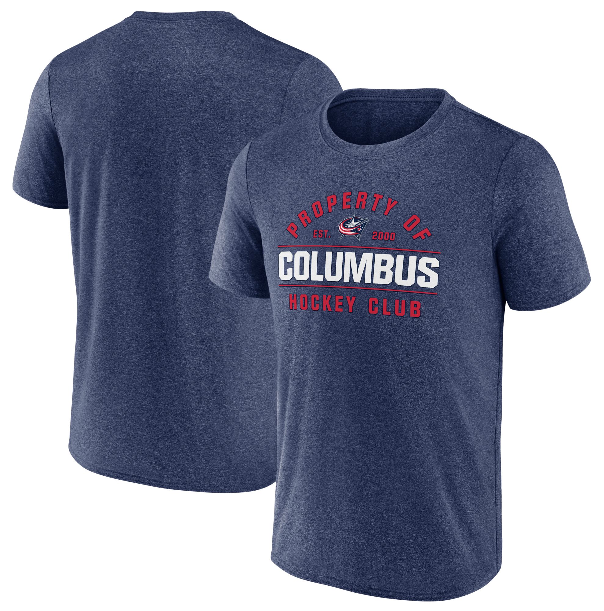 NHL Adult Columbus Blue Jackets Property Of Navy T-Shirt product image