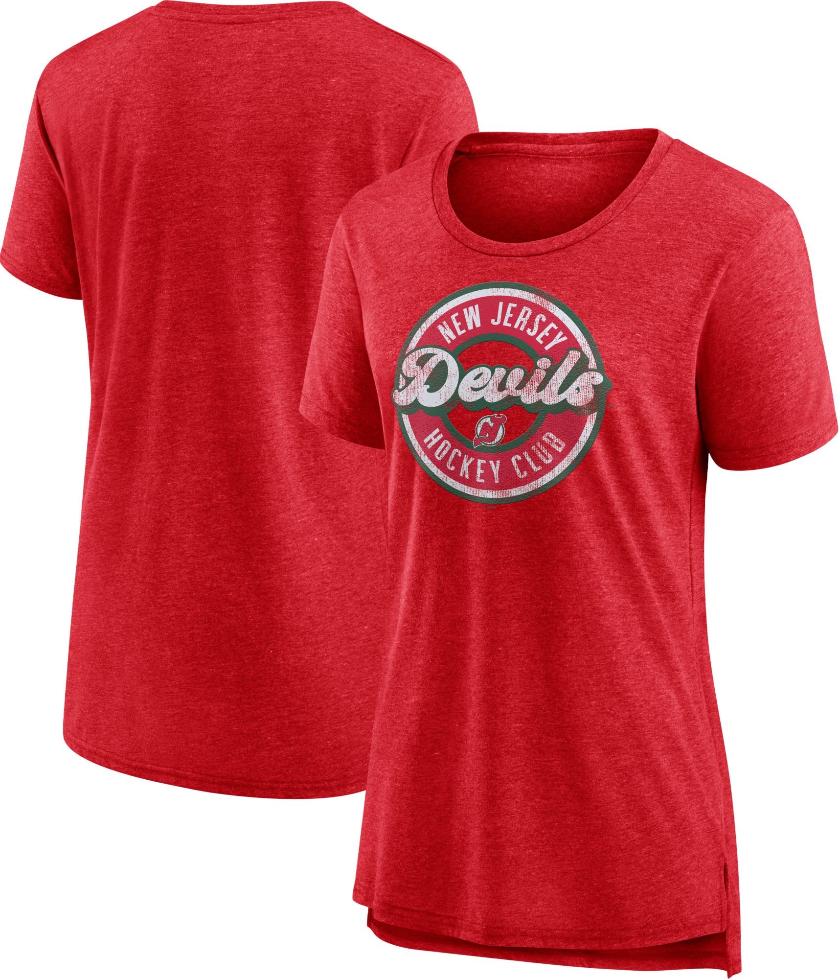 NHL Women's New Jersey Devils Red Triblend T-Shirt product image
