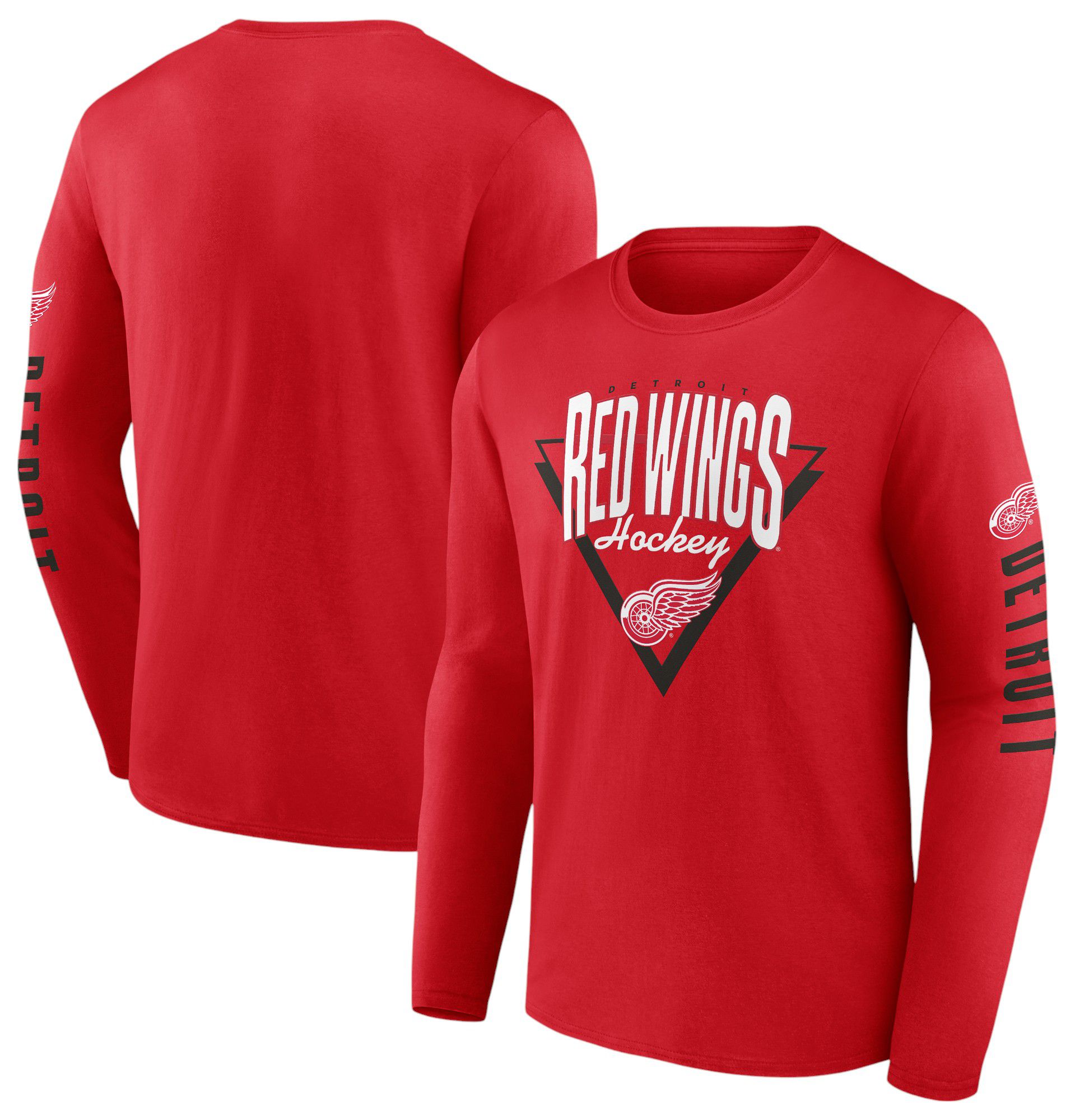 NHL Adult Detroit Red Wings Headline Red T-Shirt product image