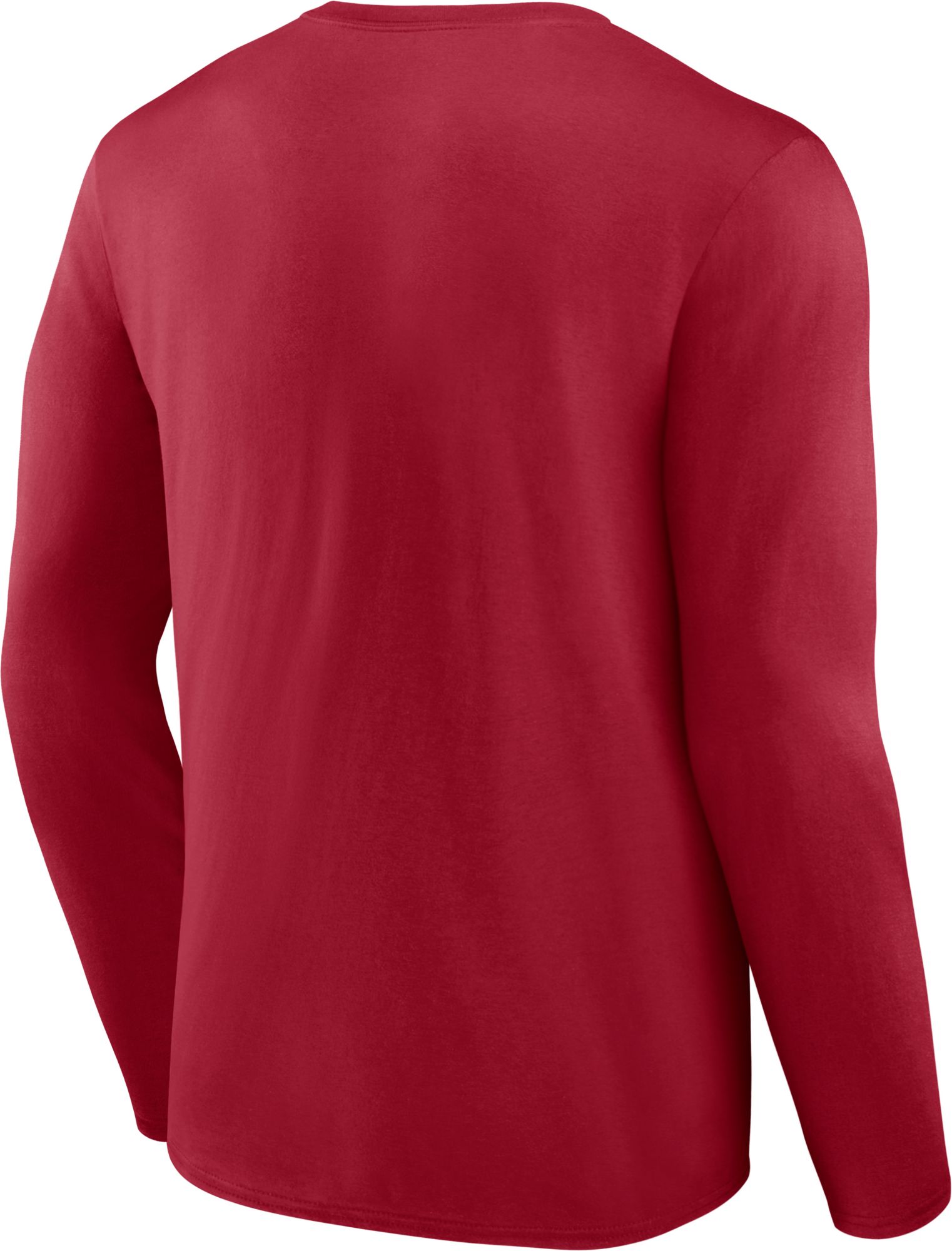 NCAA Men's Oklahoma Sooners Crimson Modern Arch Long Sleeve T-Shirt