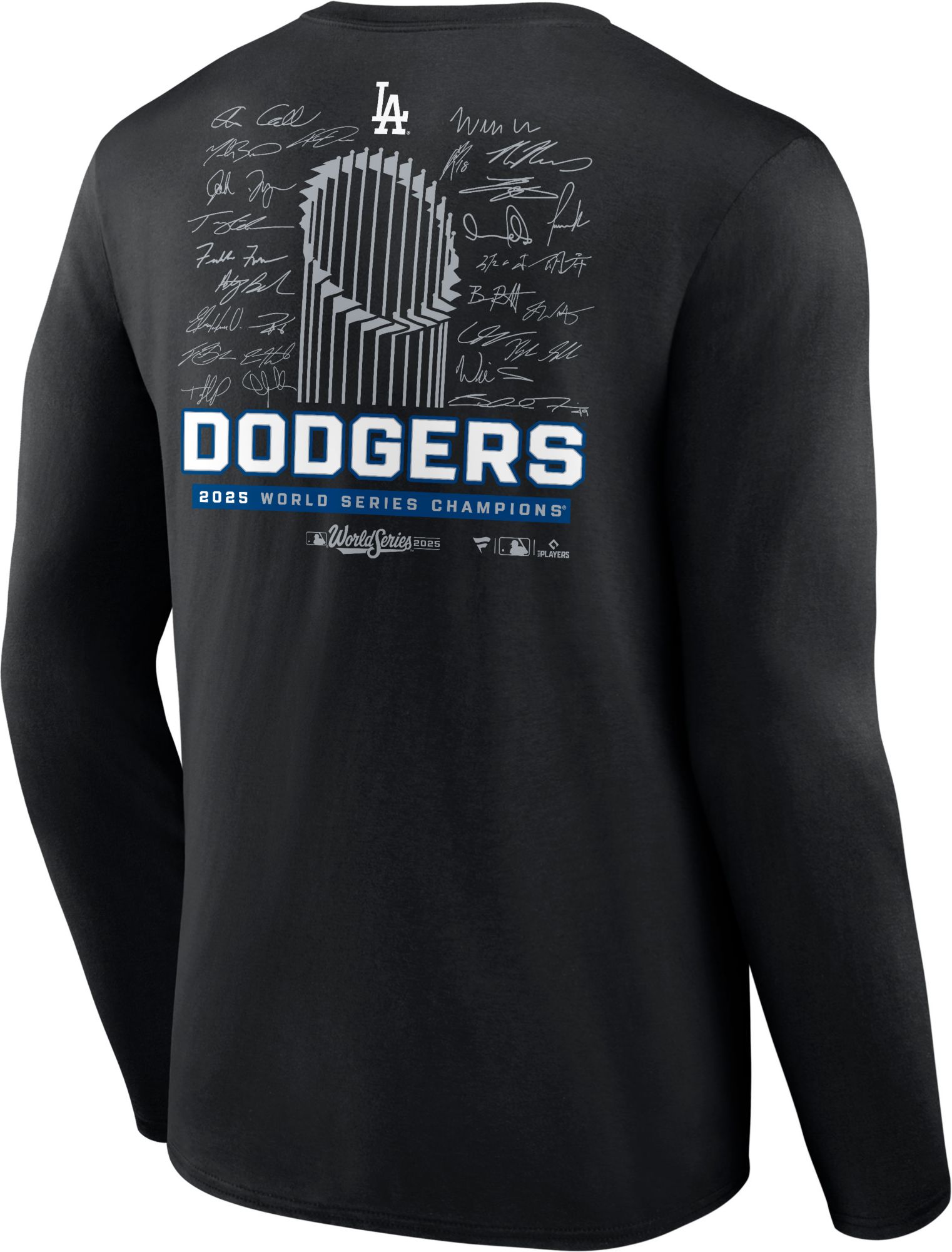 MLB Team Apparel Men's Los Angeles Dodgers 2025 World Series Champions Signature Roster Long Sleeve T-Shirt product image