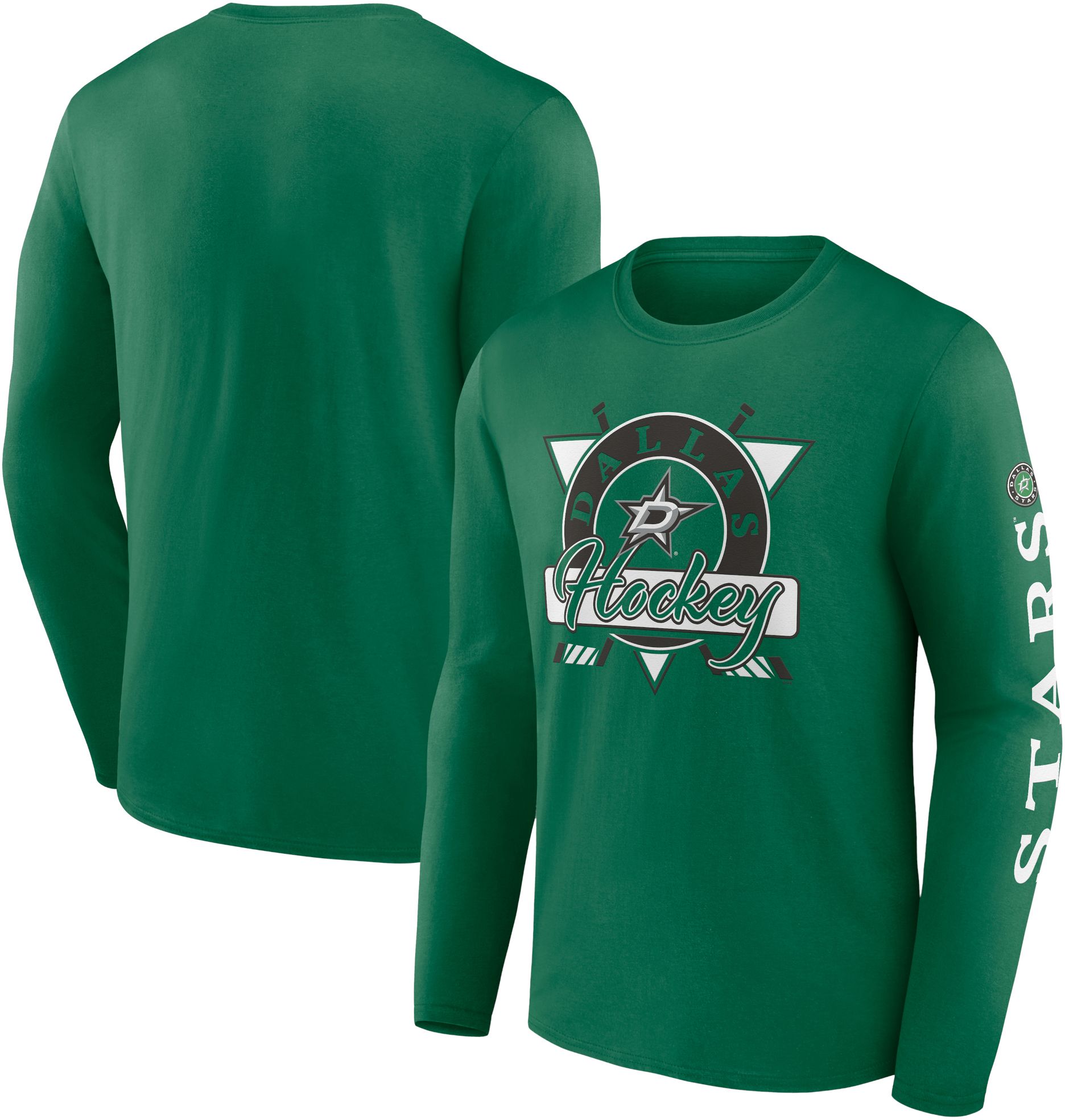 NHL Dallas Stars Graphic Sleeve Hit Green Long Sleeve Shirt