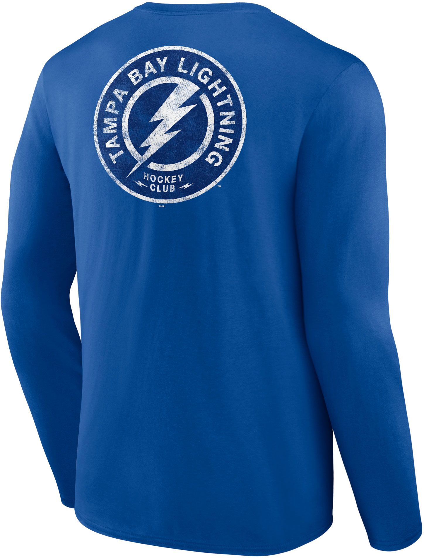 NHL Tampa Bay Lightning Shoulder Patch Royal T-Shirt