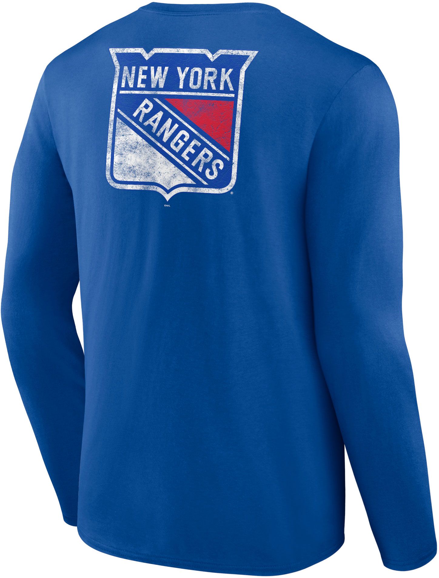 NHL Adult New York Rangers Shoulder Patch Royal T-Shirt product image
