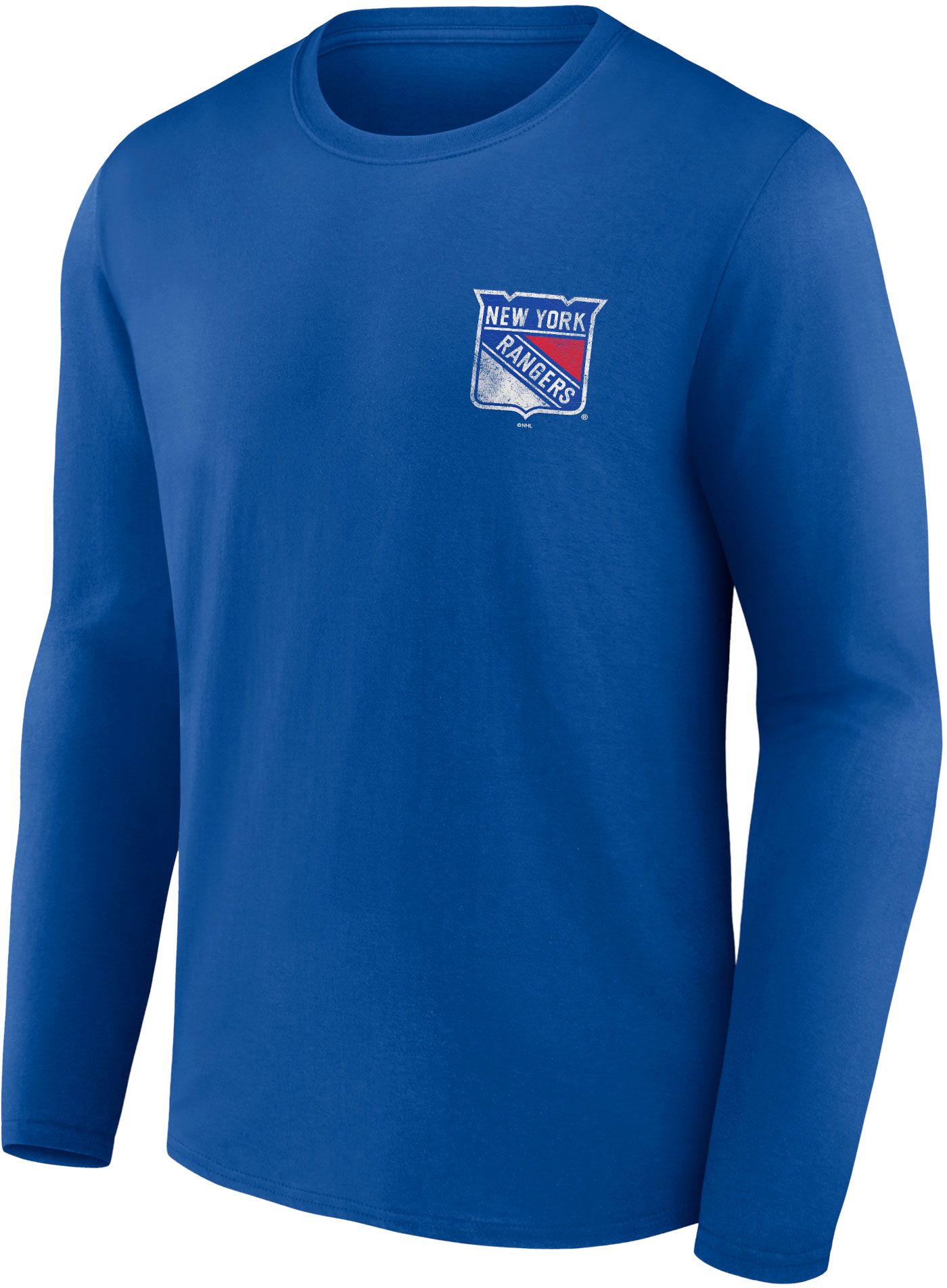 NHL Adult New York Rangers Shoulder Patch Royal T-Shirt product image