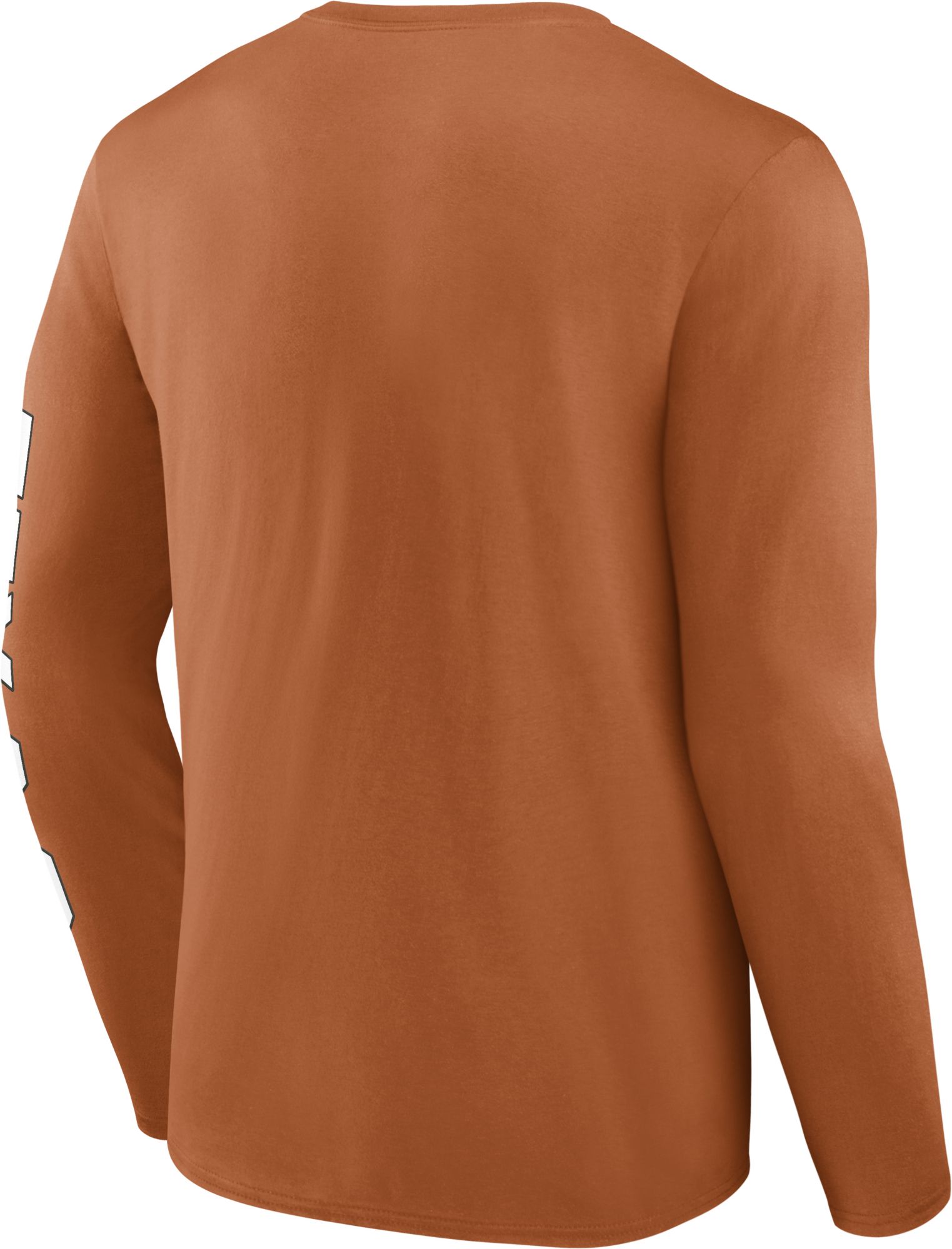 NCAA Men's Texas Longhorns Burnt Orange Iconic Anyone's Game Long Sleeve T-Shirt