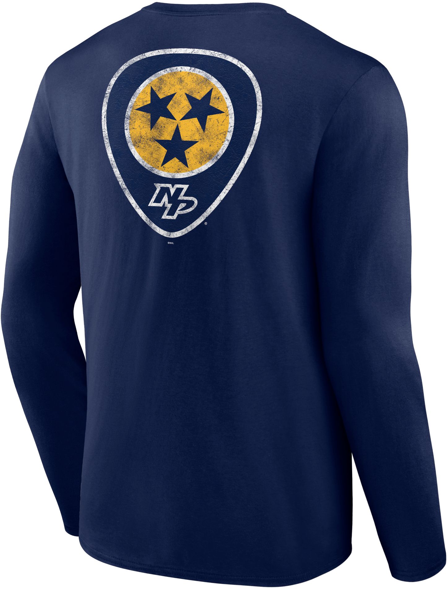NHL Adult Nashville Predators Shoulder Patch Navy T-Shirt product image