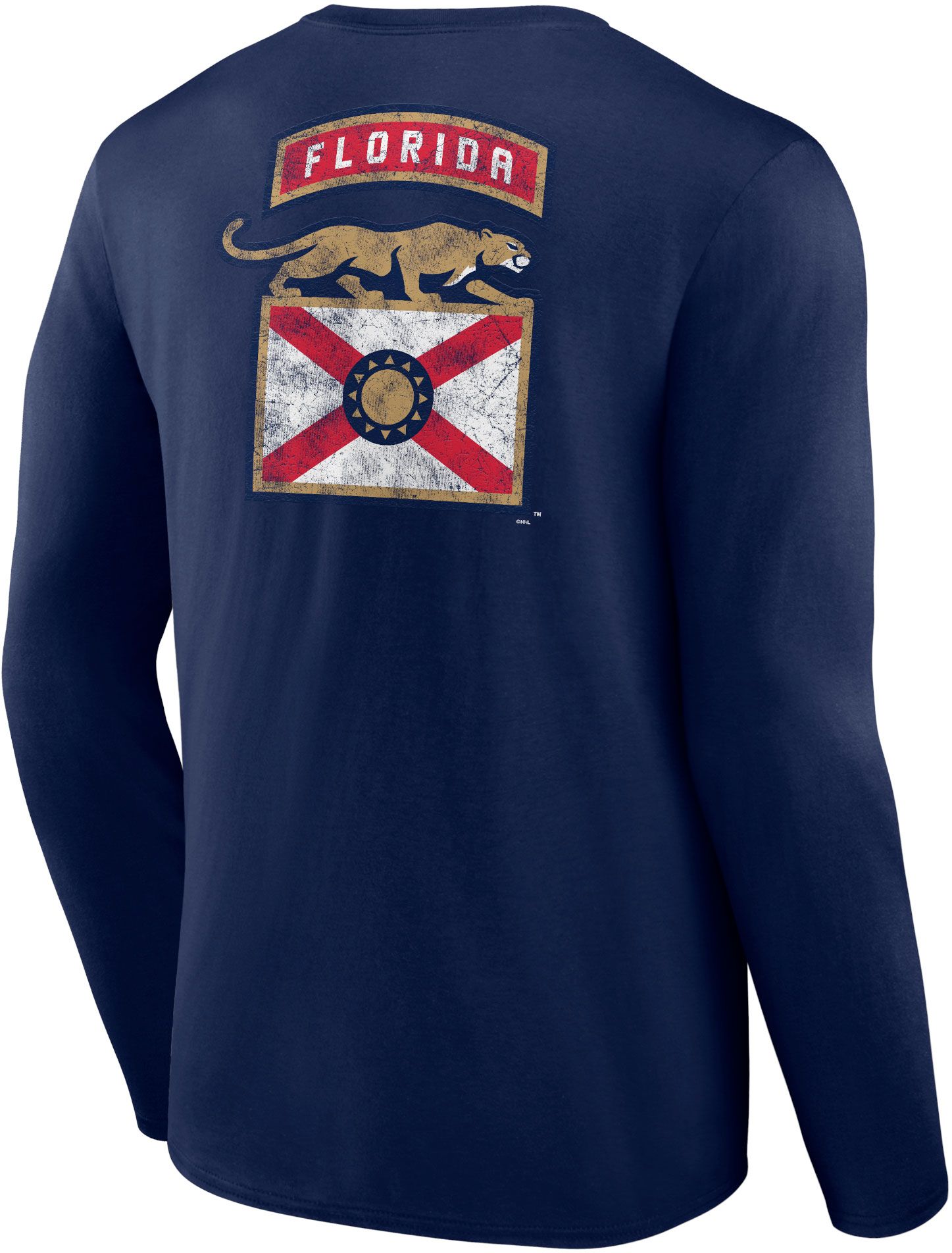 NHL Florida Panthers Shoulder Patch Navy T-Shirt product image