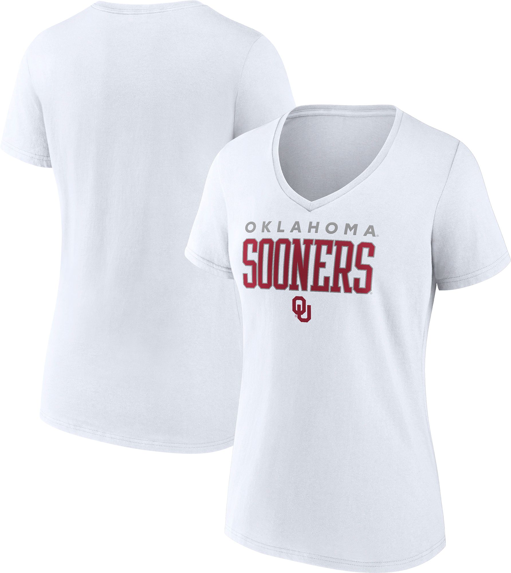 NCAA Women's Oklahoma Sooners White Promo Logo T-Shirt