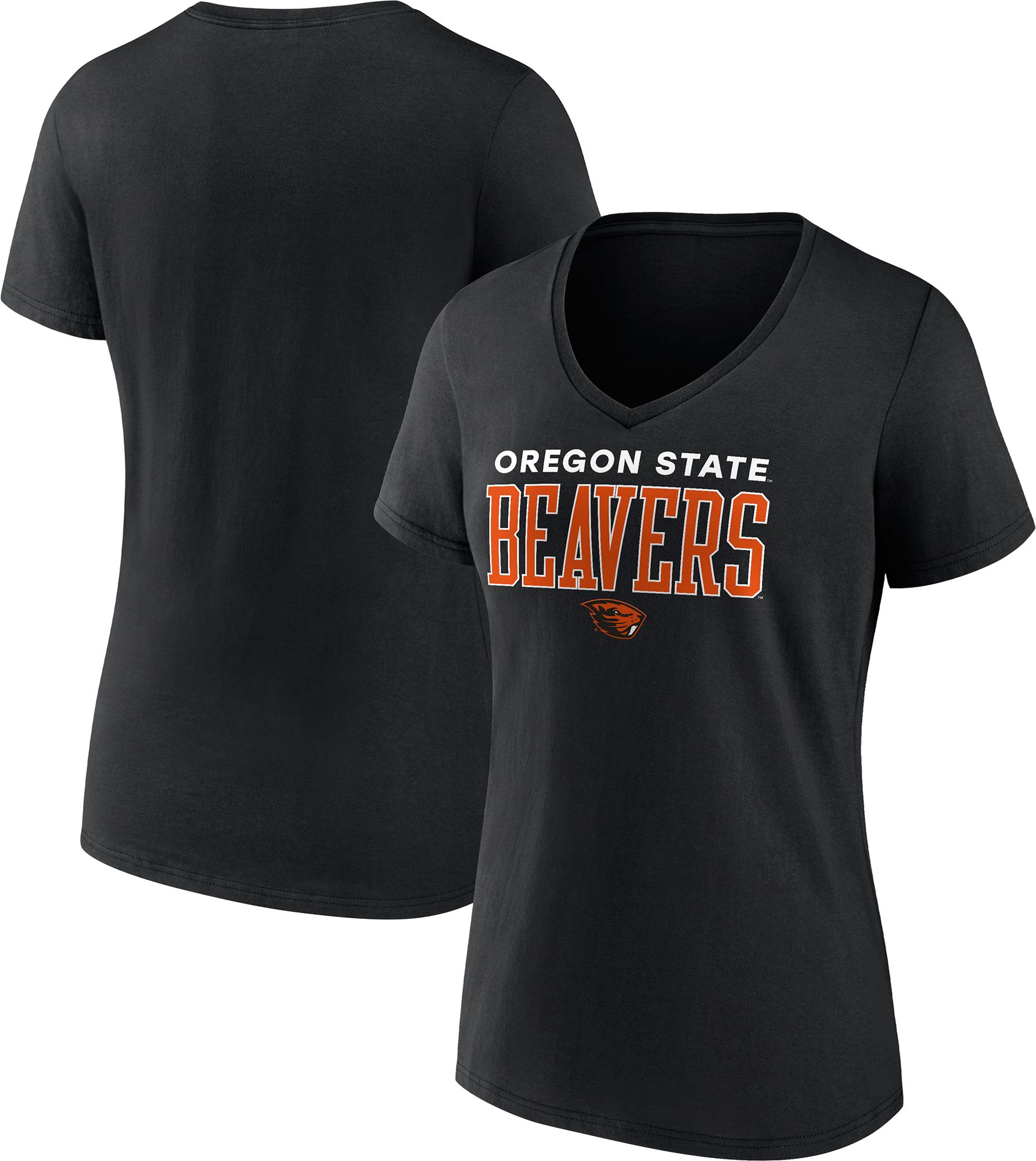 NCAA Women's Oregon State Beavers Black Promo Logo T-Shirt