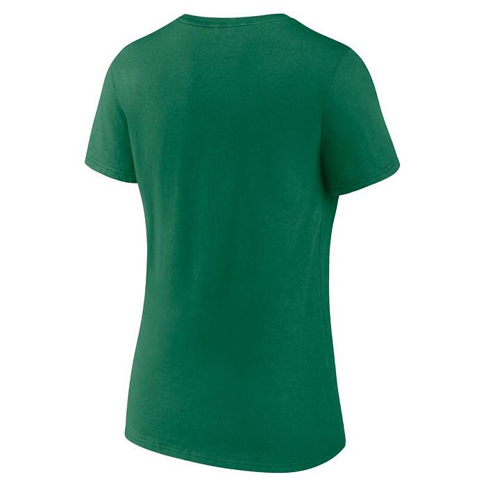 Women's Kelly Green Dallas Stars Team V-Neck T-Shirt Size: Small