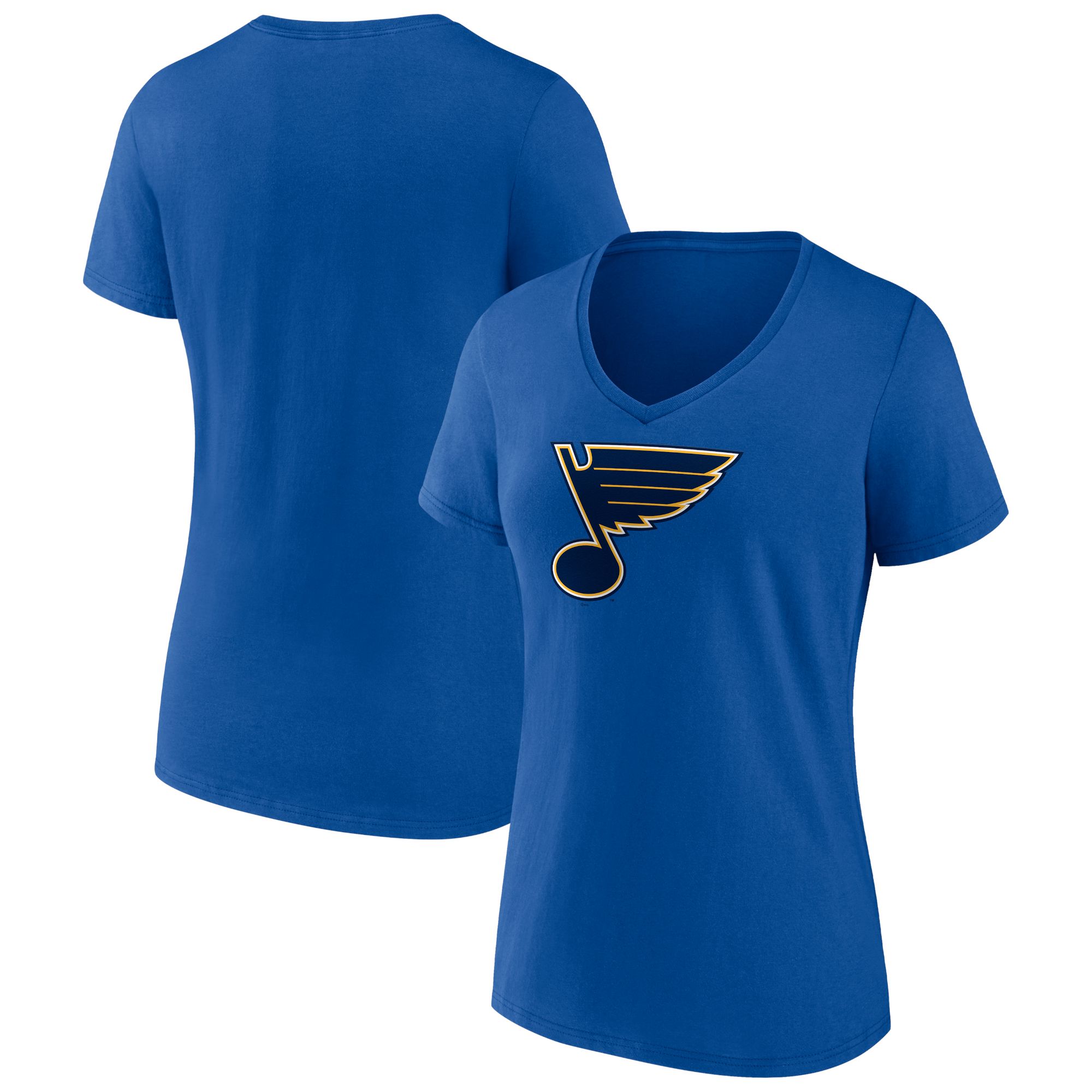 NHL Women's St. Louis Blues Team Deep Royal V-Neck T-Shirt product image