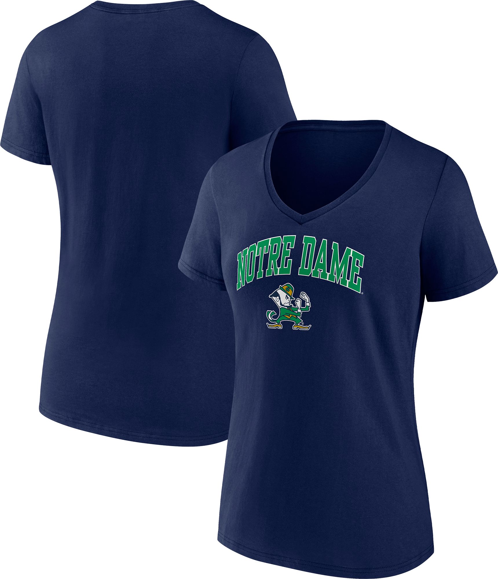 NCAA Women's Notre Dame Fighting Irish Navy Promo Logo T-Shirt product image