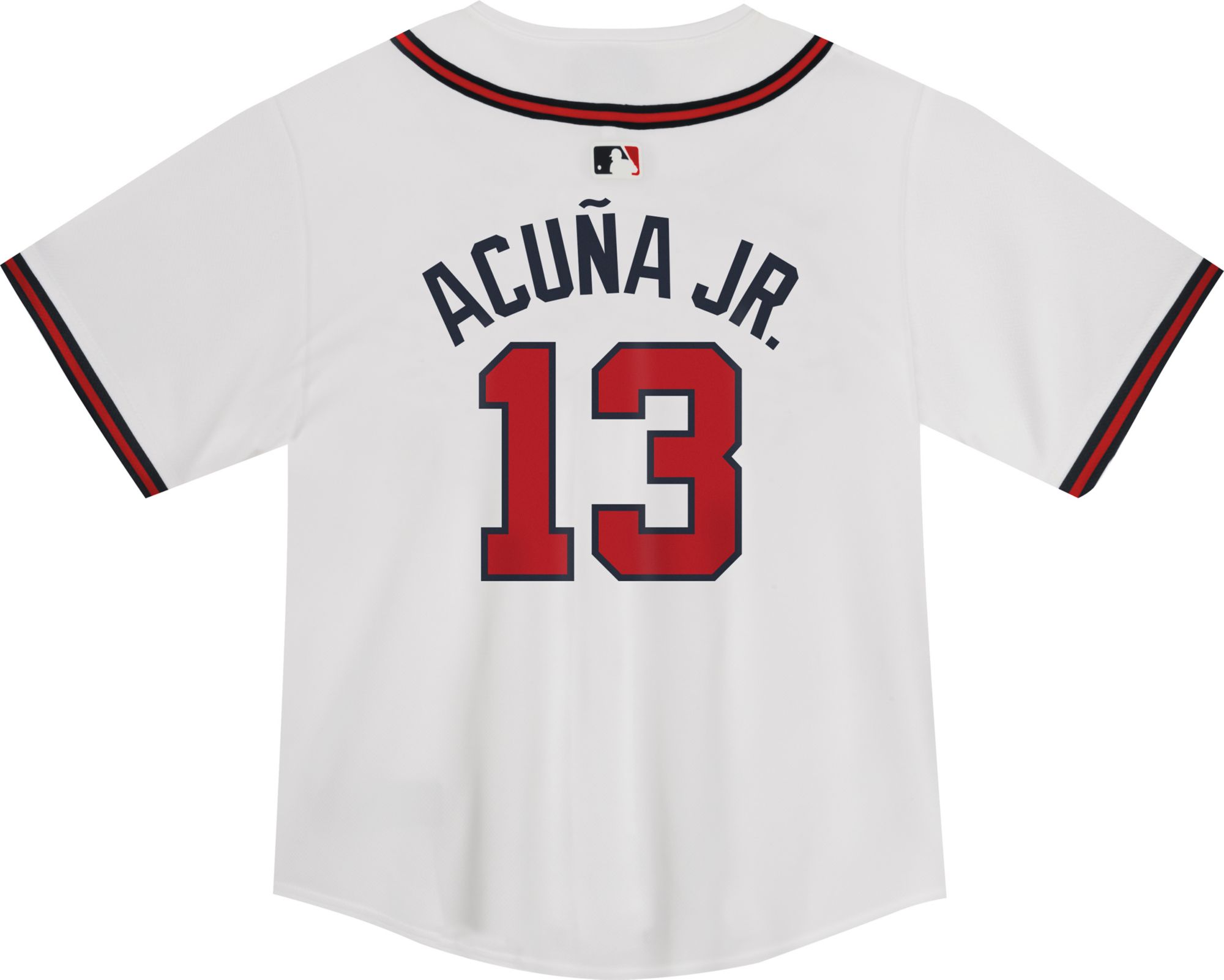 Nike Toddler Atlanta Braves White Ronald Acuña Jr. #13 Home Game Jersey product image
