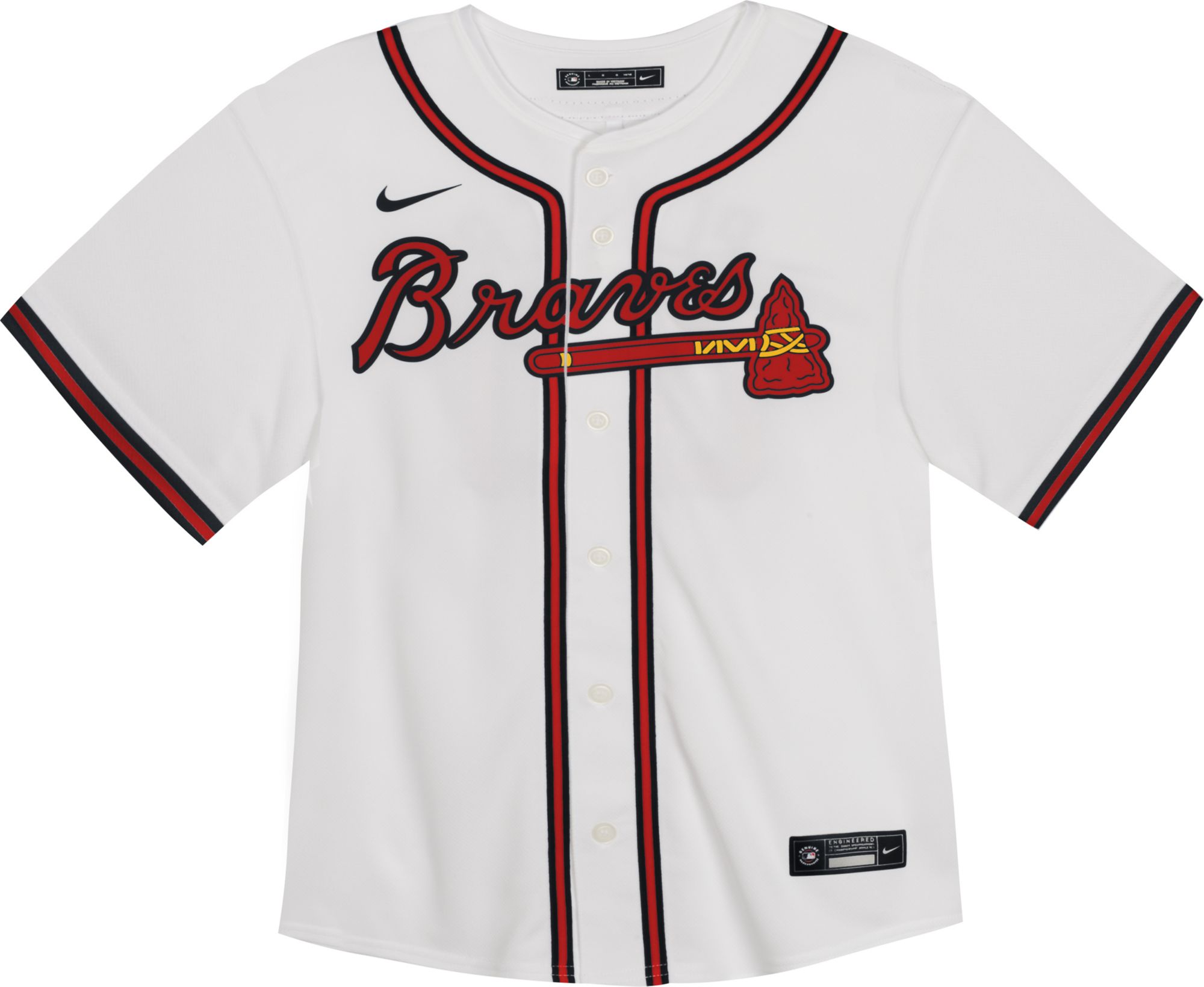 Nike Toddler Atlanta Braves White Ronald Acuña Jr. #13 Home Game Jersey product image