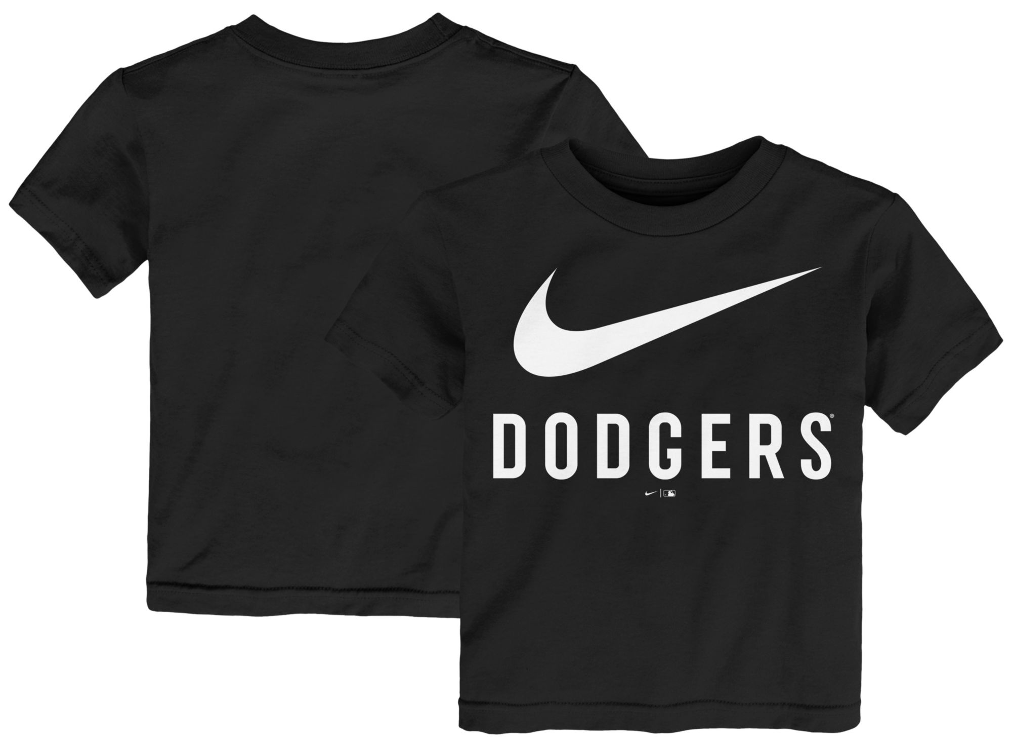 Nike Toddler Los Angeles Dodgers Black Swish Cotton T-Shirt product image