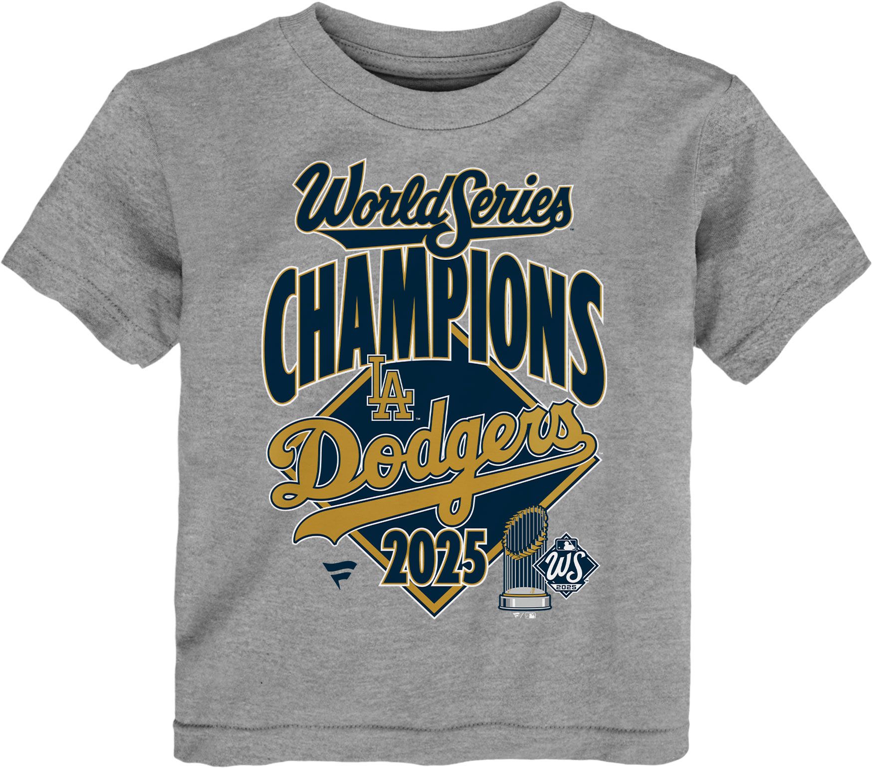 MLB Team Apparel Toddler Los Angeles Dodgers 2025 World Series Champions 2-Hit Locker Room T-Shirt product image