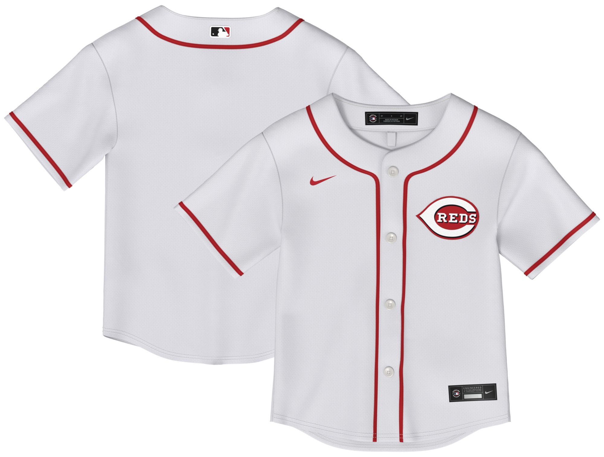 Nike Toddler Cincinnati Reds White Replica Jersey product image