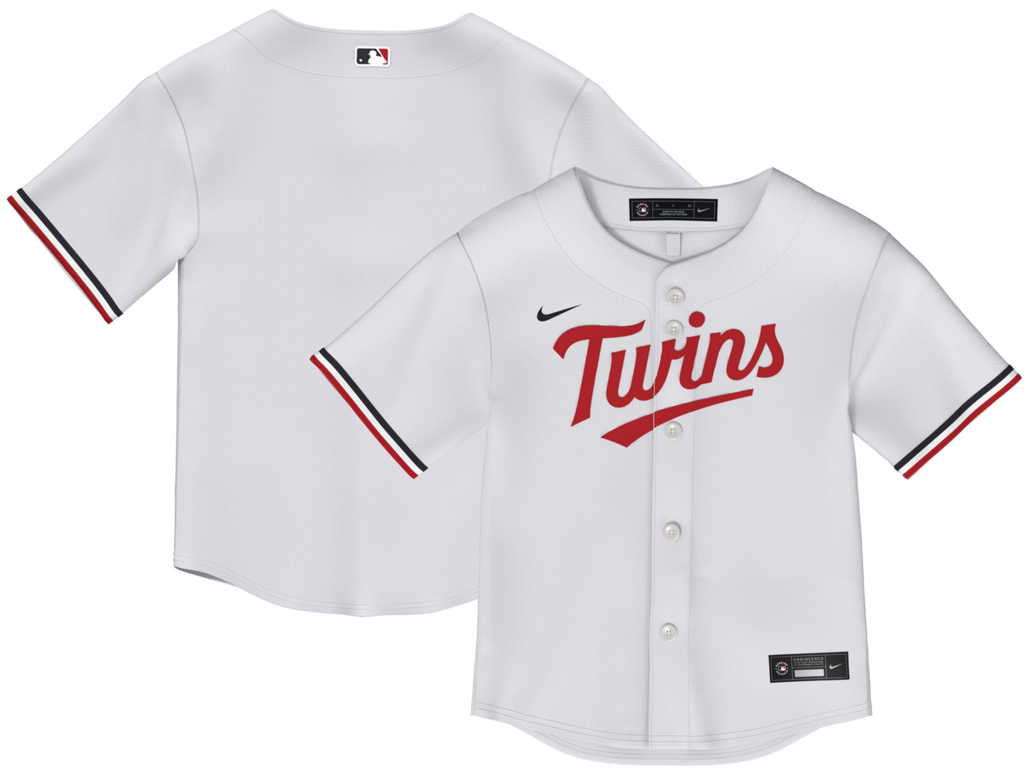 Nike Toddler Minnesota Twins White Replica Jersey product image