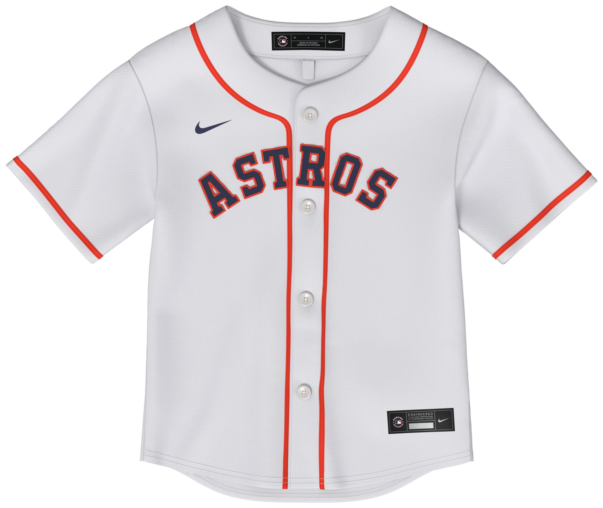 Nike Toddler Houston Astros White Jose Altuve #27 Replica Jersey product image