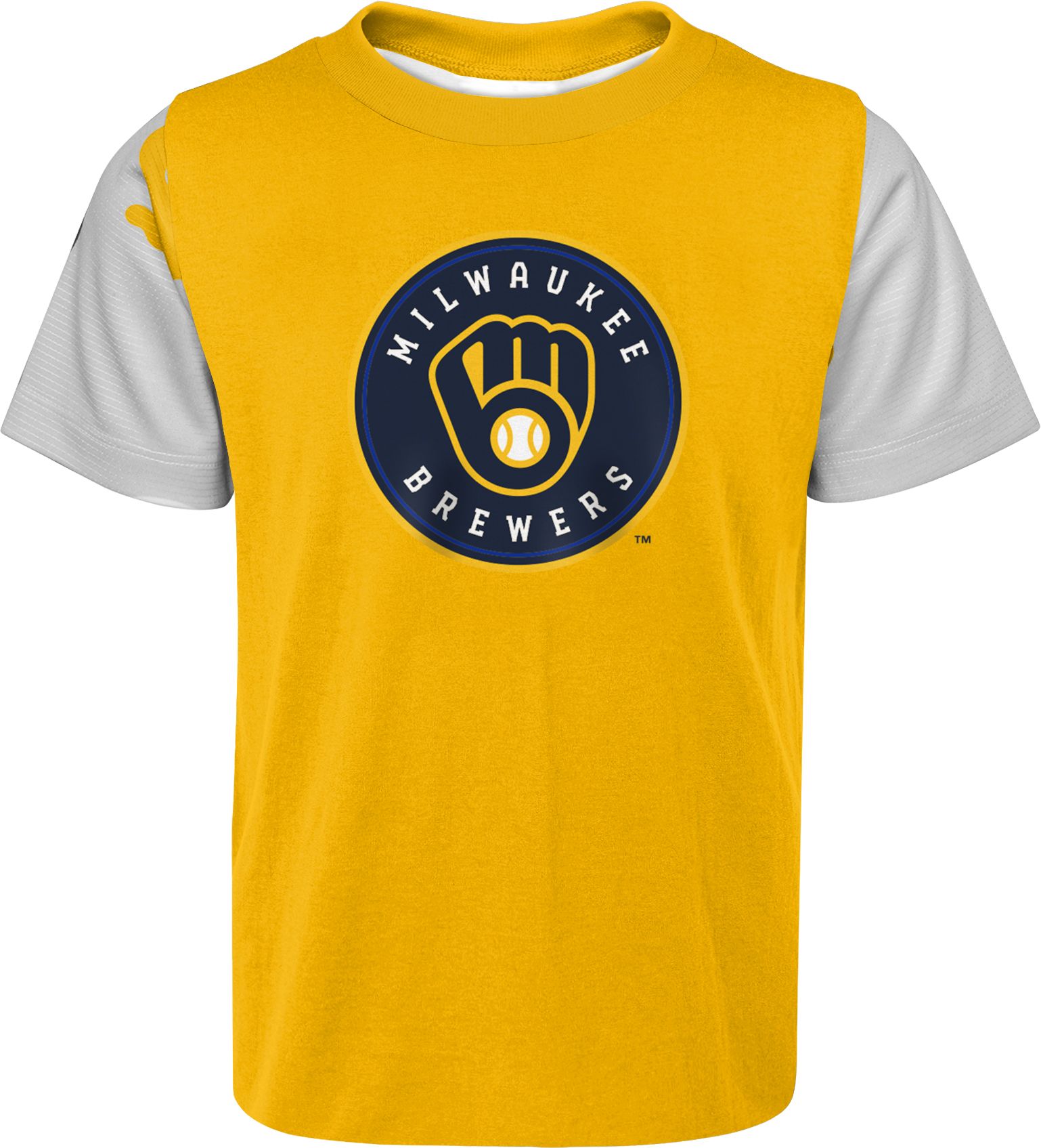 MLB Team Apparel Toddler Milwaukee Brewers Navy Pinch Hit 2-Piece Set product image