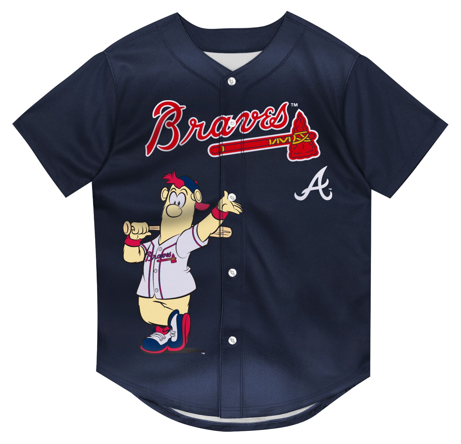 MLB Team Apparel Toddler Atlanta Braves Mascot Jersey product image