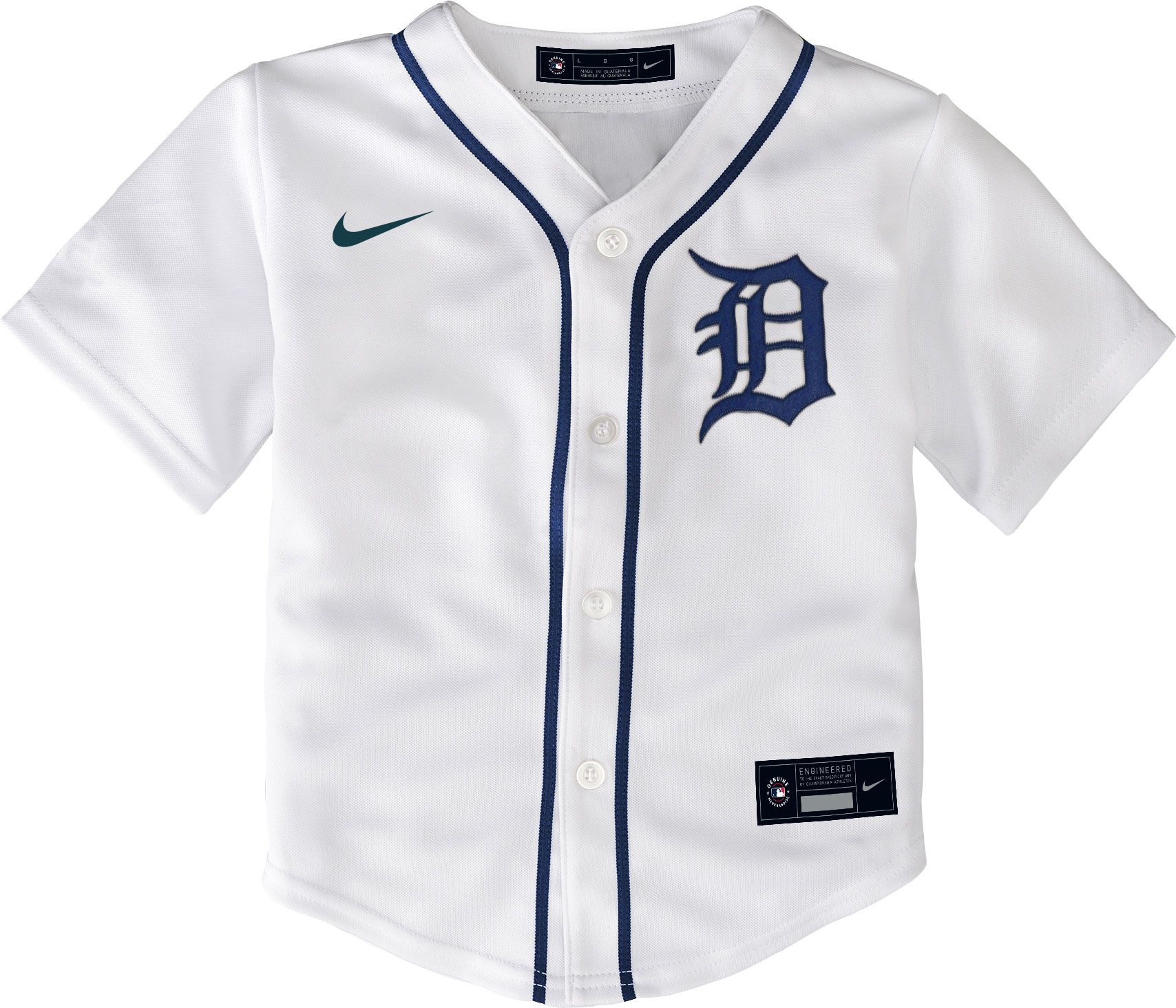Nike Toddler Detroit Tigers Riley Greene #31 White Cool Base Home Team Jersey product image