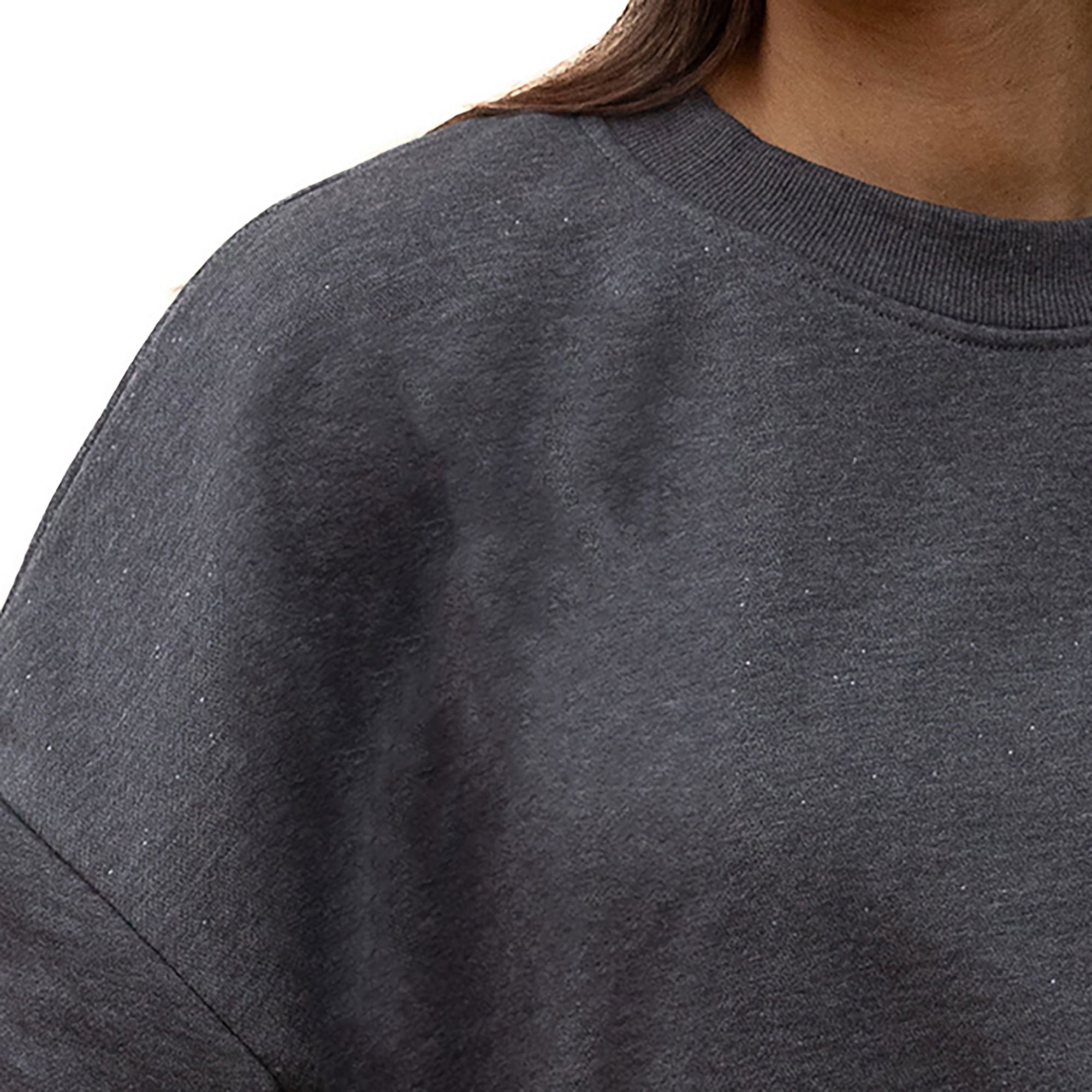 Gameday Couture Women's Duke Blue Devils Charcoal Leopard Crewneck Sweatshirt product image