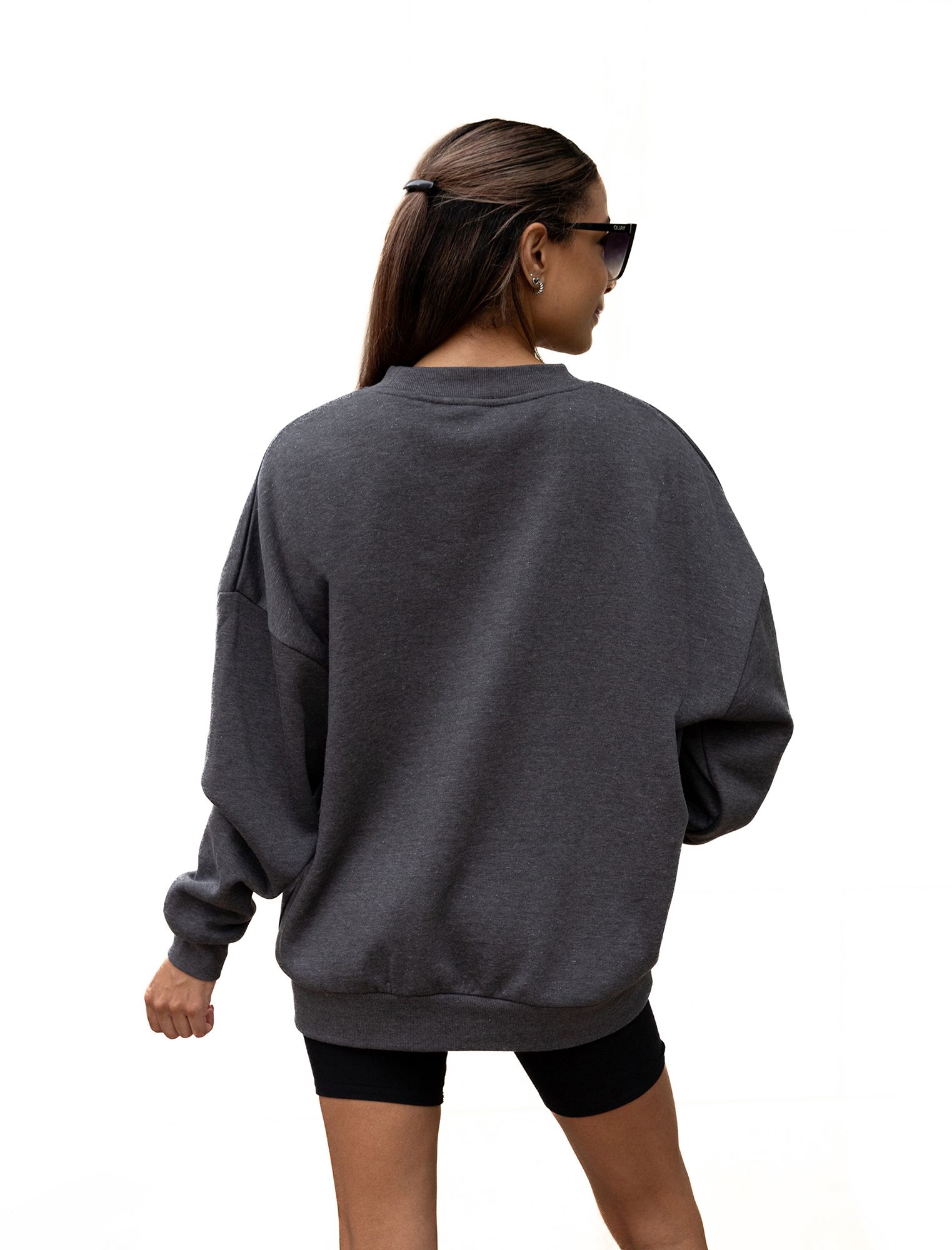 Gameday Couture Women's LSU Tigers Charcoal Fleece Crewneck Sweatshirt product image