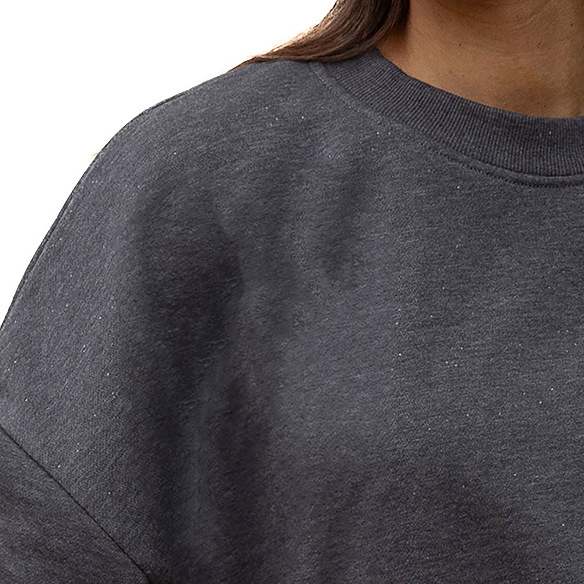 Gameday Couture Women's Ohio State Buckeyes Grey Leopard Football Crew Pullover Sweatshirt product image