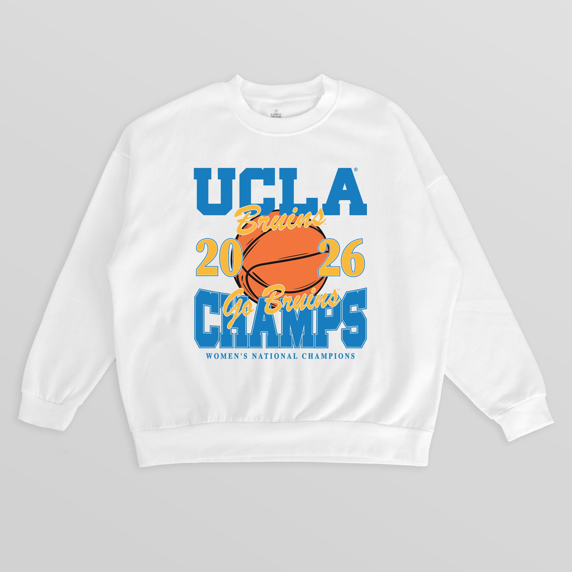 Gameday Couture Women's 2026 Women's Basketball National Champions UCLA Bruins Crew Sweatshirt product image