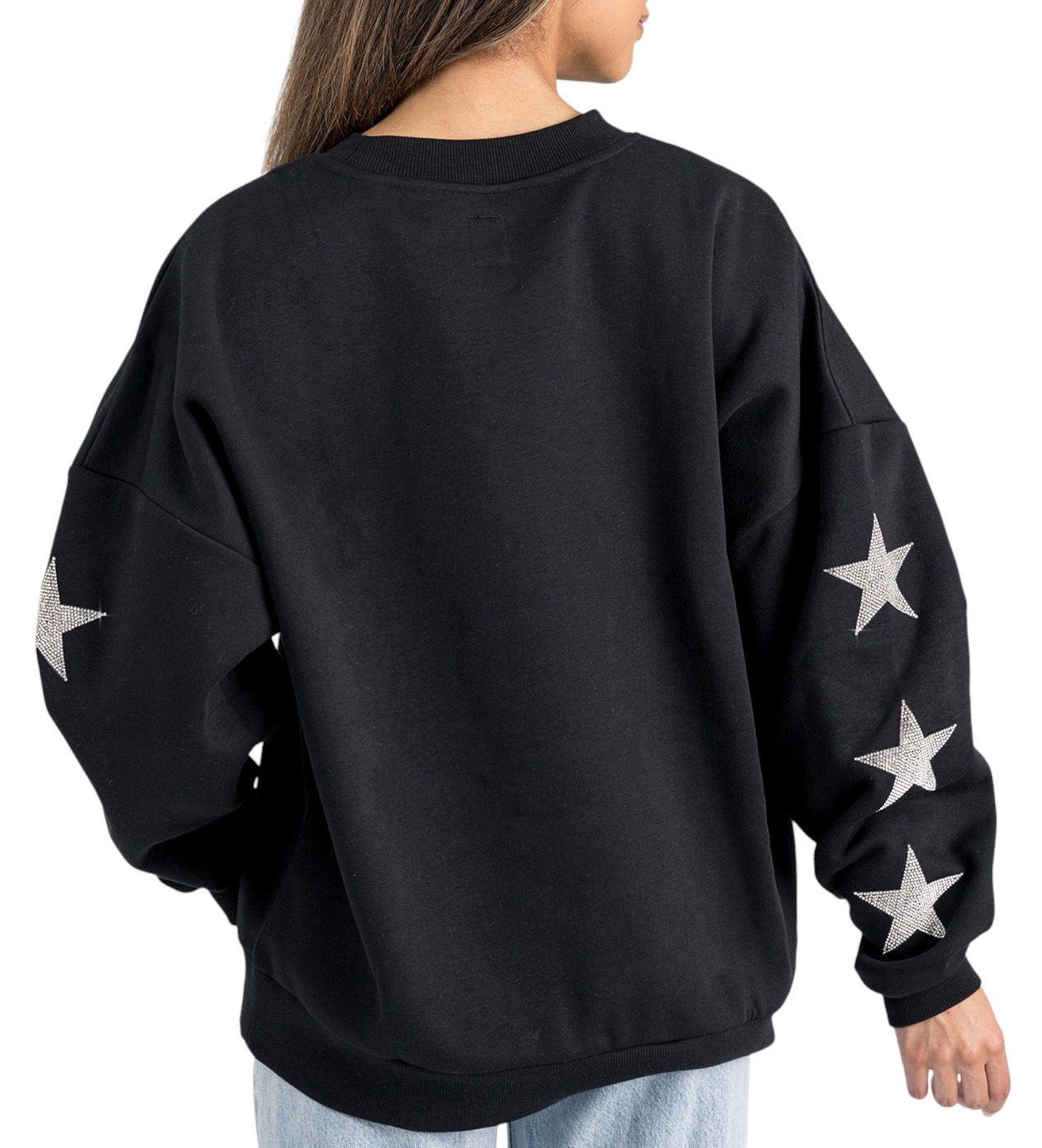Gameday Couture Women's Arizona State Sun Devils Black Star Crewneck Sweatshirt product image