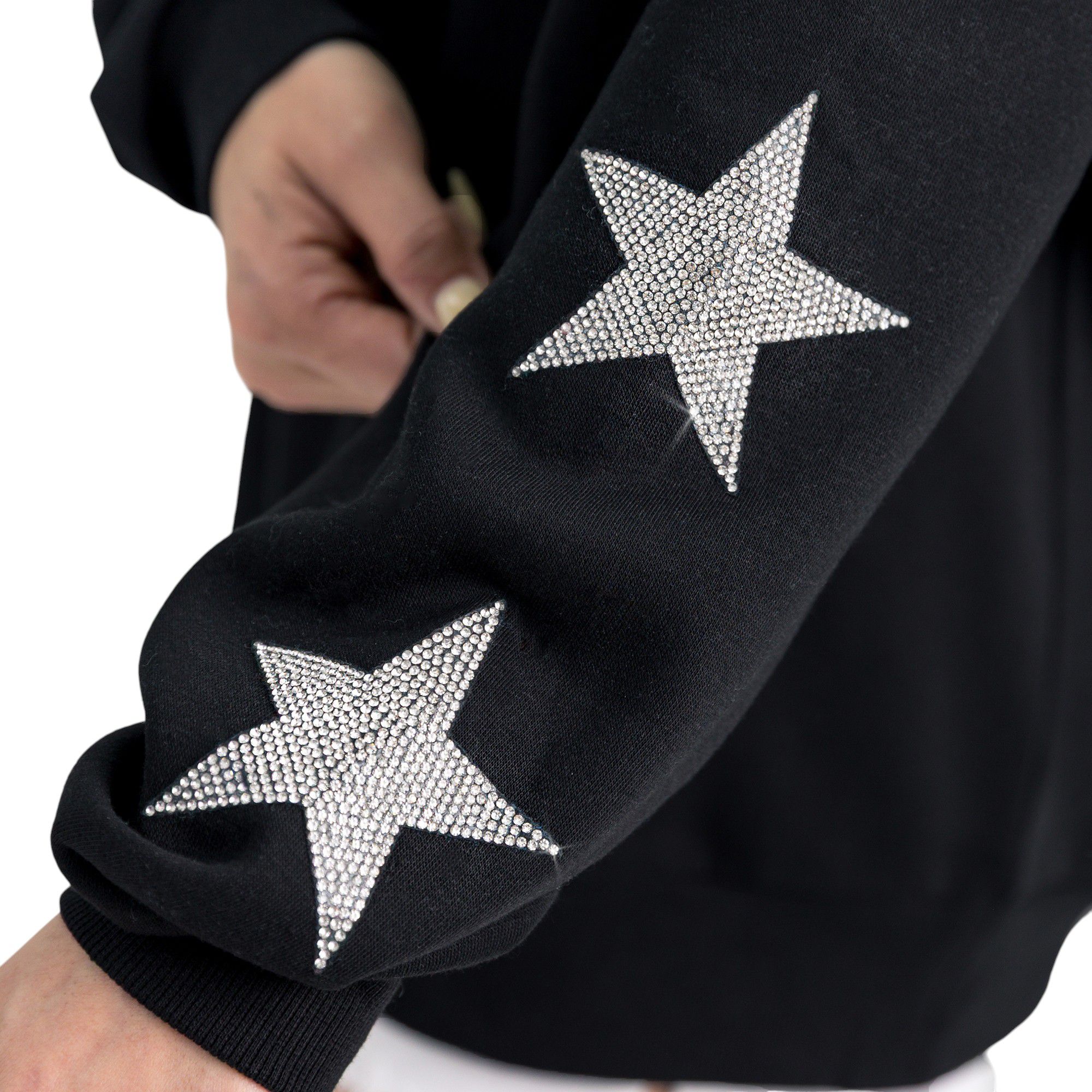 Gameday Couture Women's Arizona State Sun Devils Black Star Crewneck Sweatshirt product image