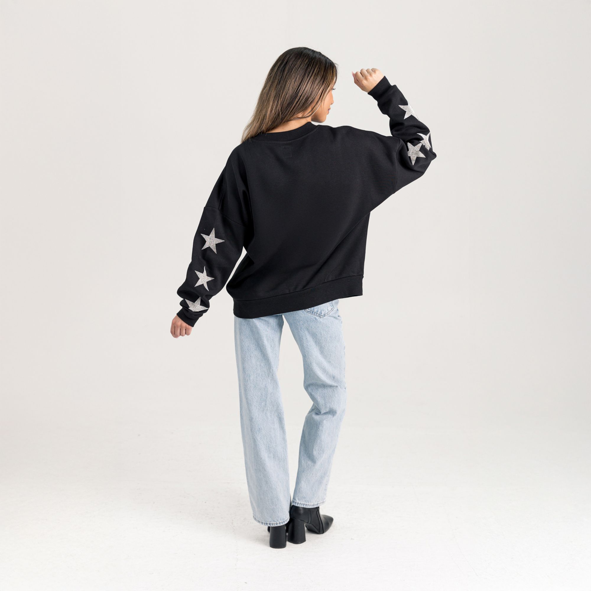 Gameday Couture Women's Duke Blue Devils Black Star Pullover Crewneck Sweatshirt product image