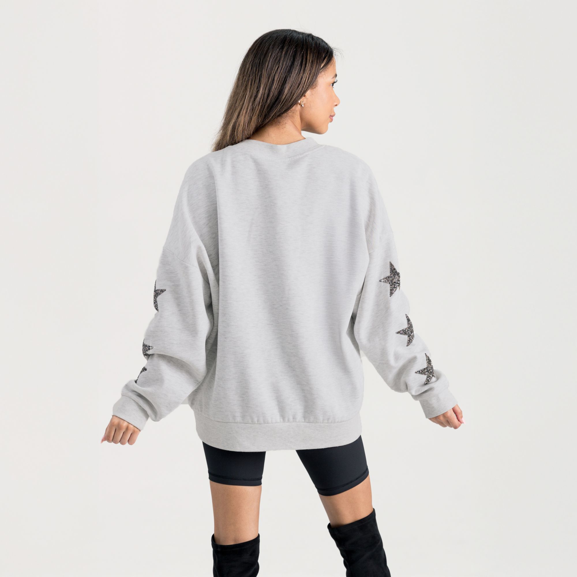 Gameday Couture Women's Houston Cougars White Star Pullover Crewneck Sweatshirt product image