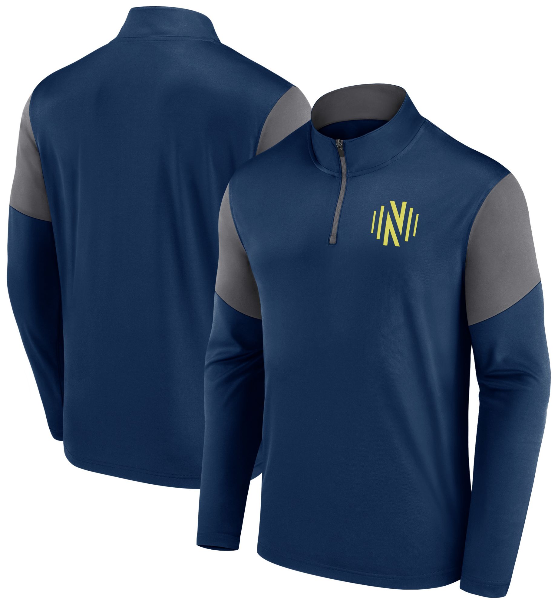 MLS Men's Nashville SC Logo Navy Quarter-Zip Pullover product image