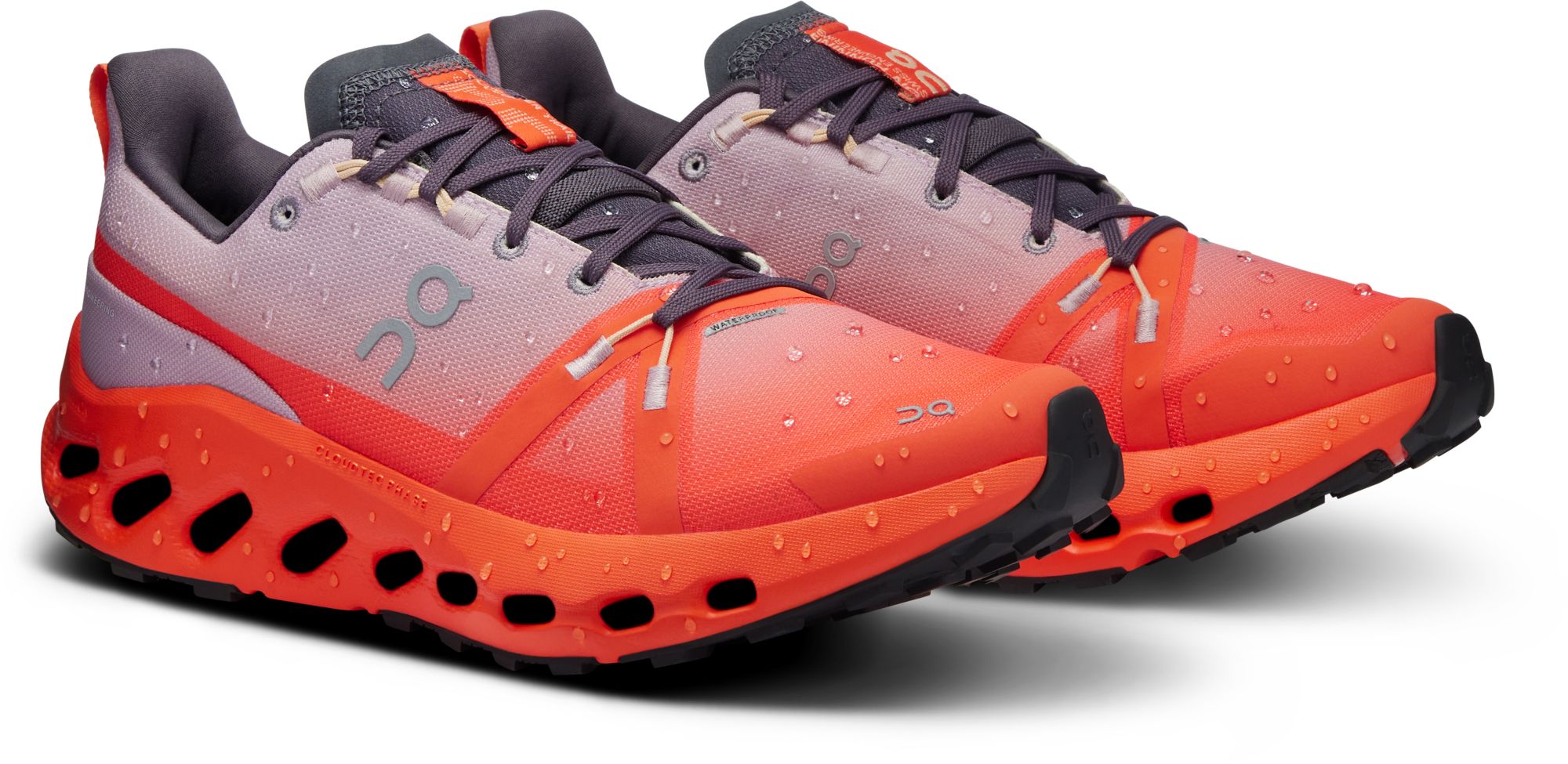 On Women's Cloudsurfer Trail Waterproof Running Shoes product image