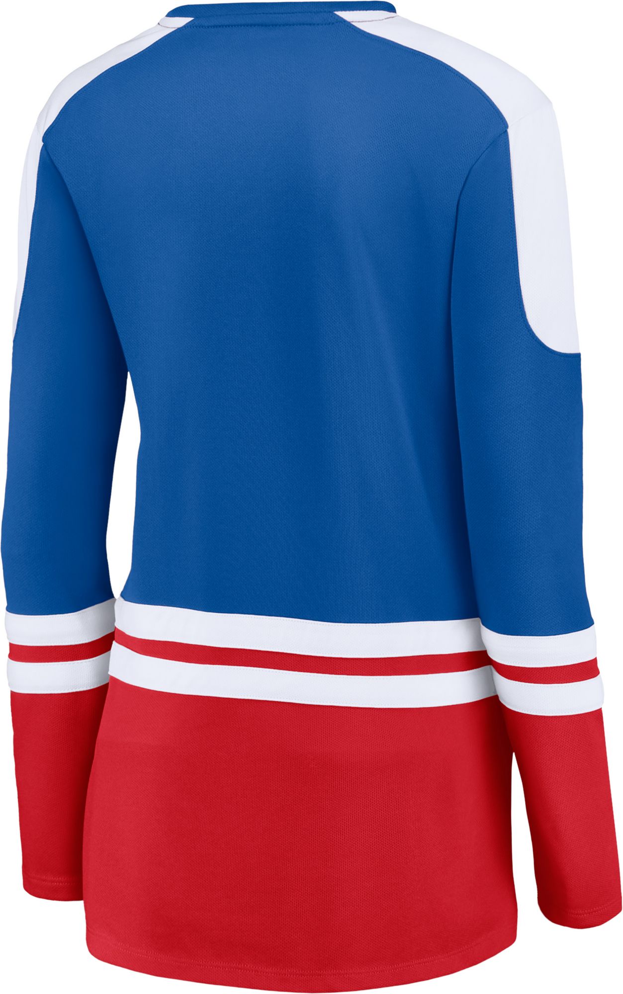 NHL Women's New York Rangers Slapshot Royal Long Sleeve T-Shirt product image
