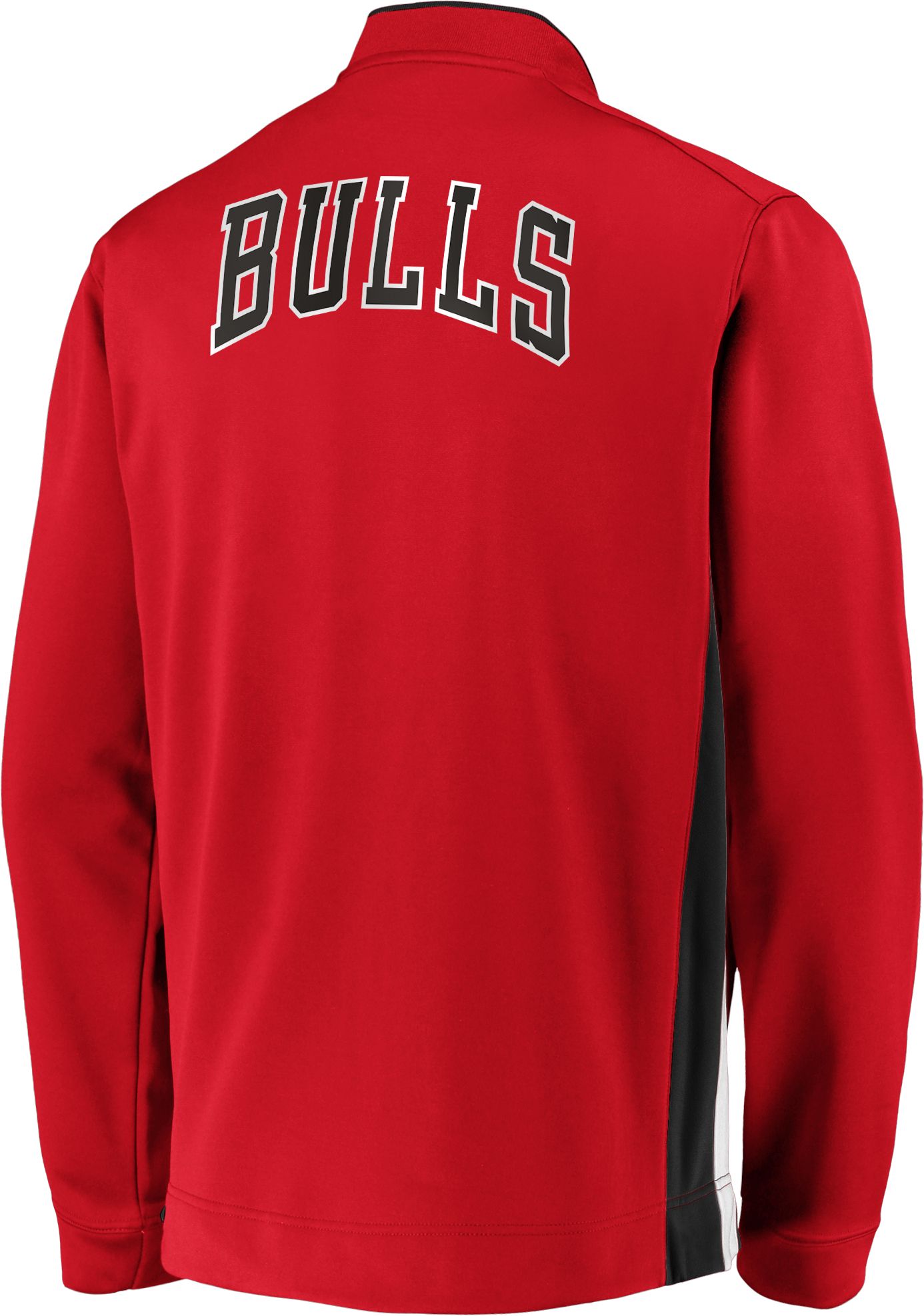 NBA Men's Chicago Bulls Red Mock Neck Full Zip Jacket product image
