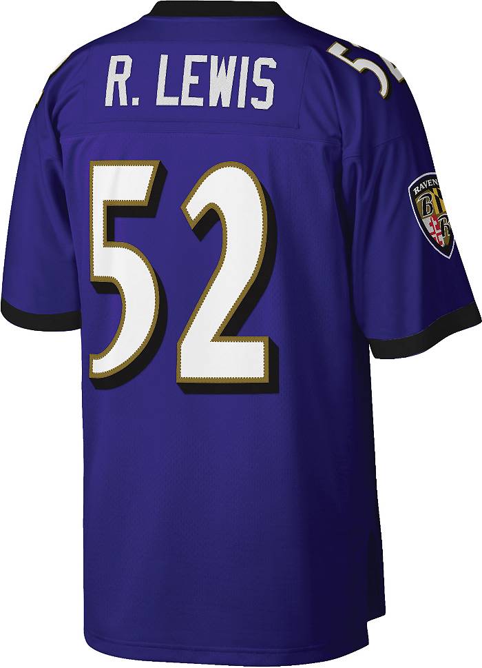 Mitchell & Ness Men's Baltimore Ravens Ray Lewis #52 2000 Throwback Jersey