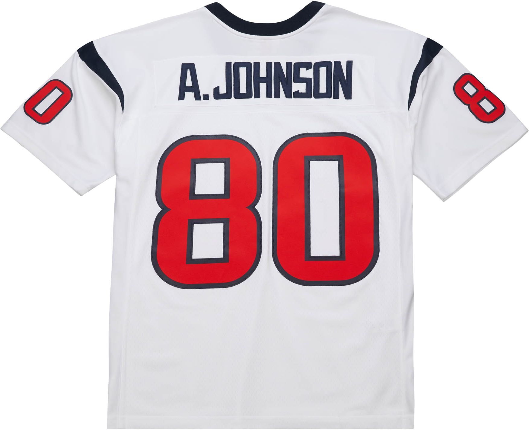 Mitchell & Ness Men's Houston Texans Andre Johnson #80 2008 White Throwback Jersey product image