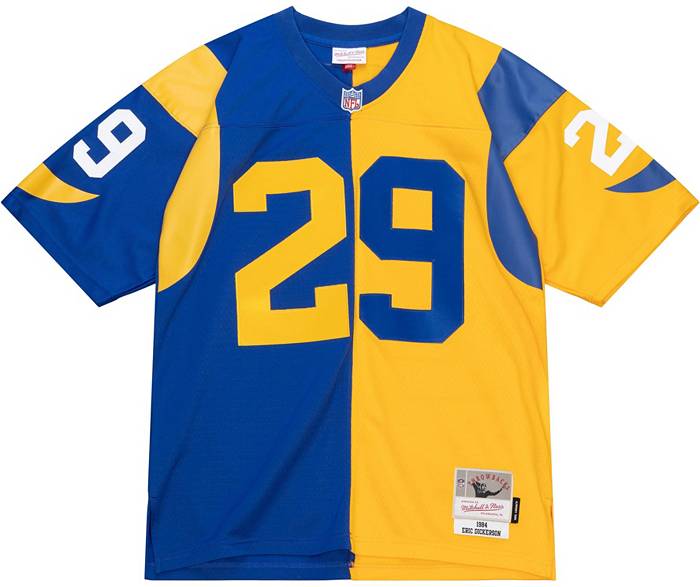 Mitchell & Ness NFL Vintage Los Angeles Rams Logo Yellow Blue