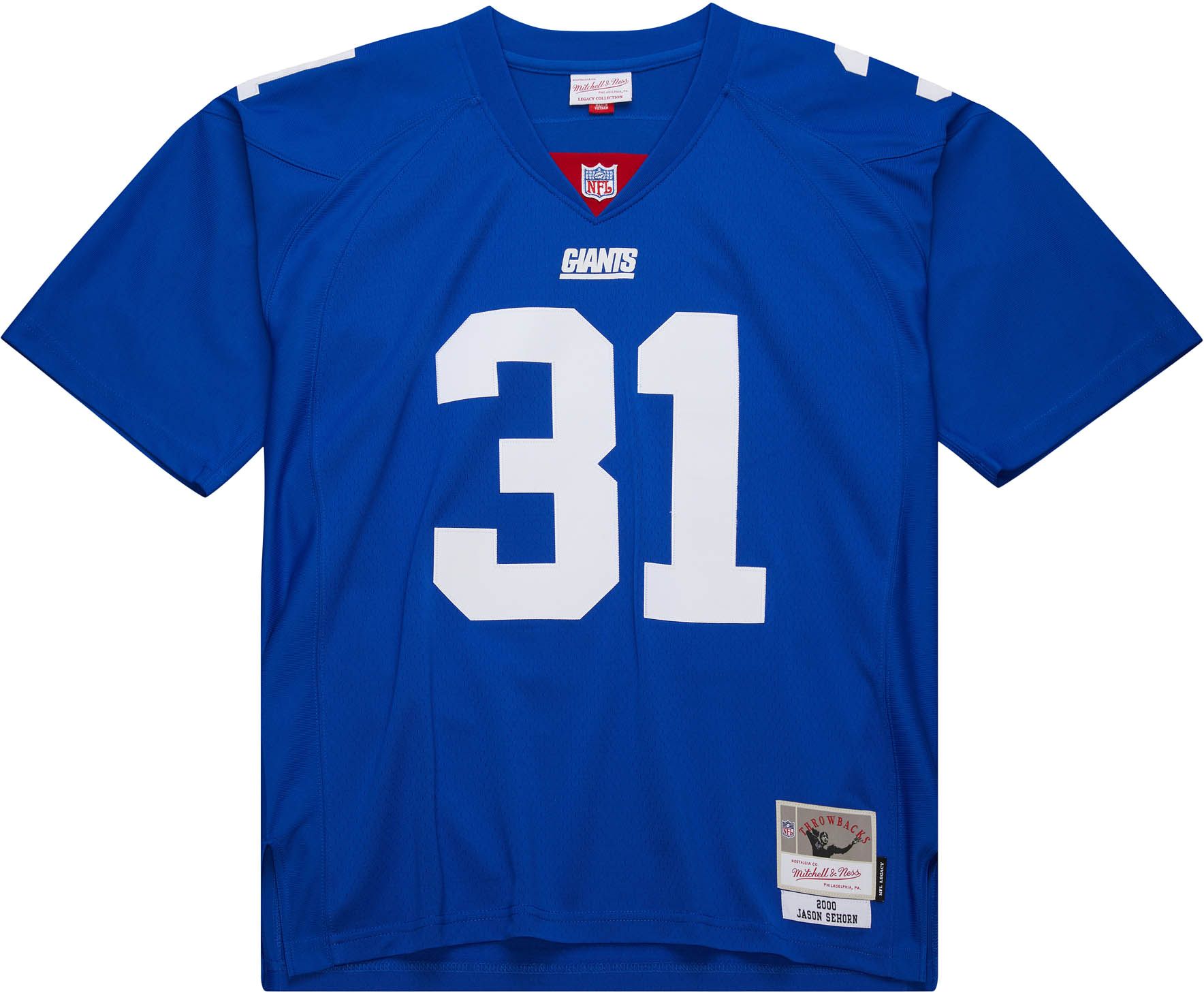 Mitchell & Ness Men's New York Giants Jason Sehorn #31 2000 Royal Blue Throwback Jersey product image