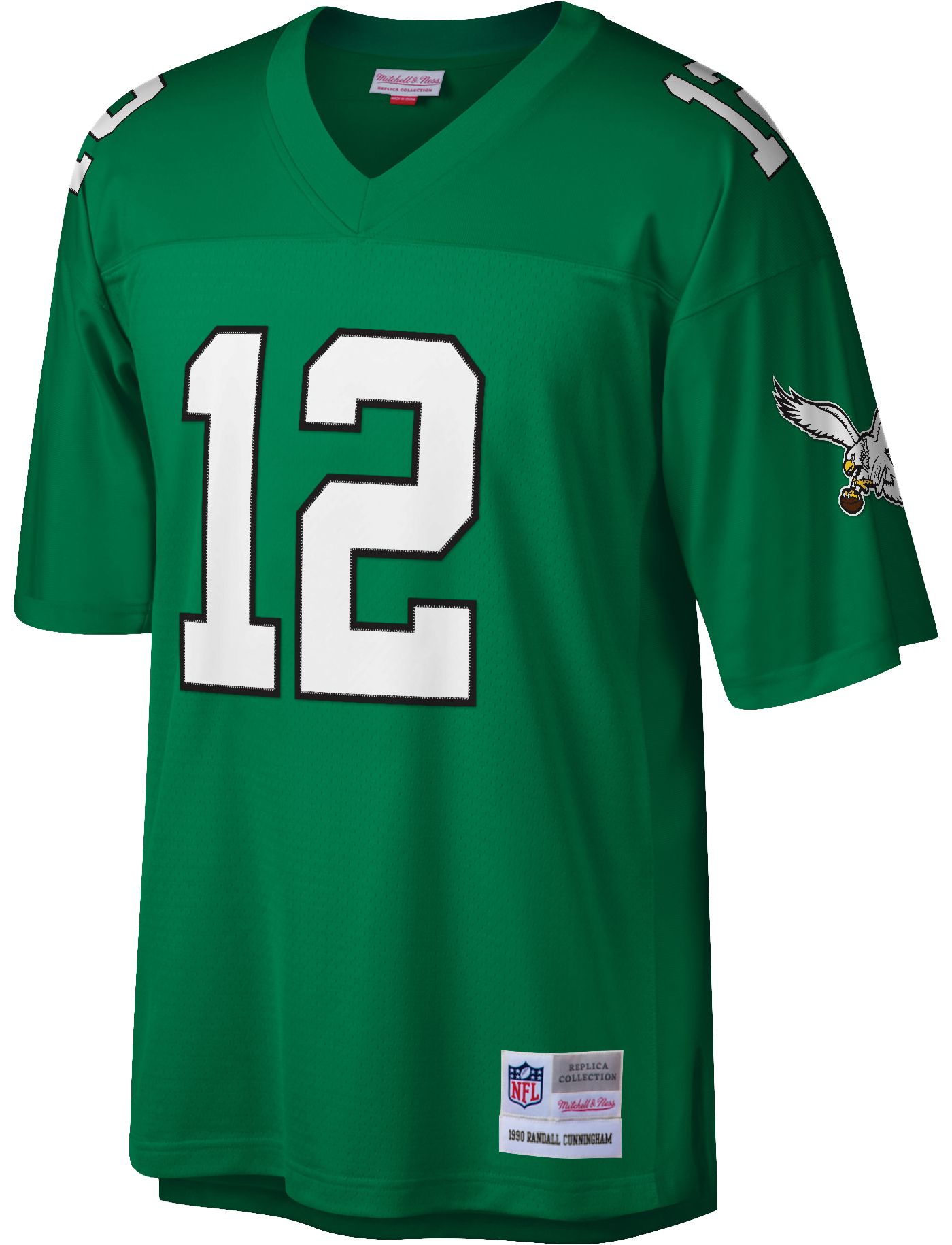 Mitchell Ness Men s Philadelphia Eagles Randall Cunningham 12 1990 Throwback Jersey Dick s Sporting Goods