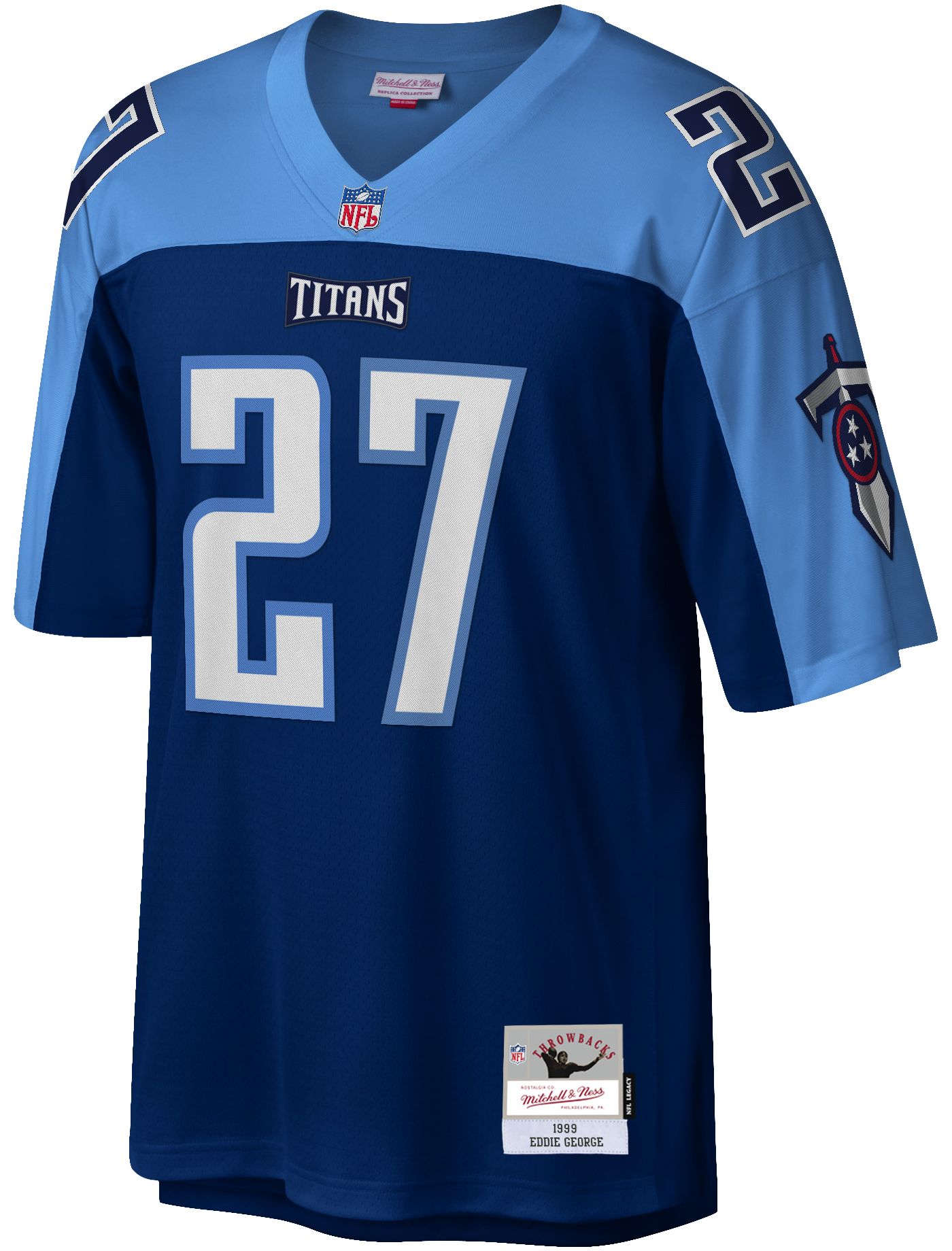 Eddie George 1999 puma Tennessee Titans authentic original sold jersey