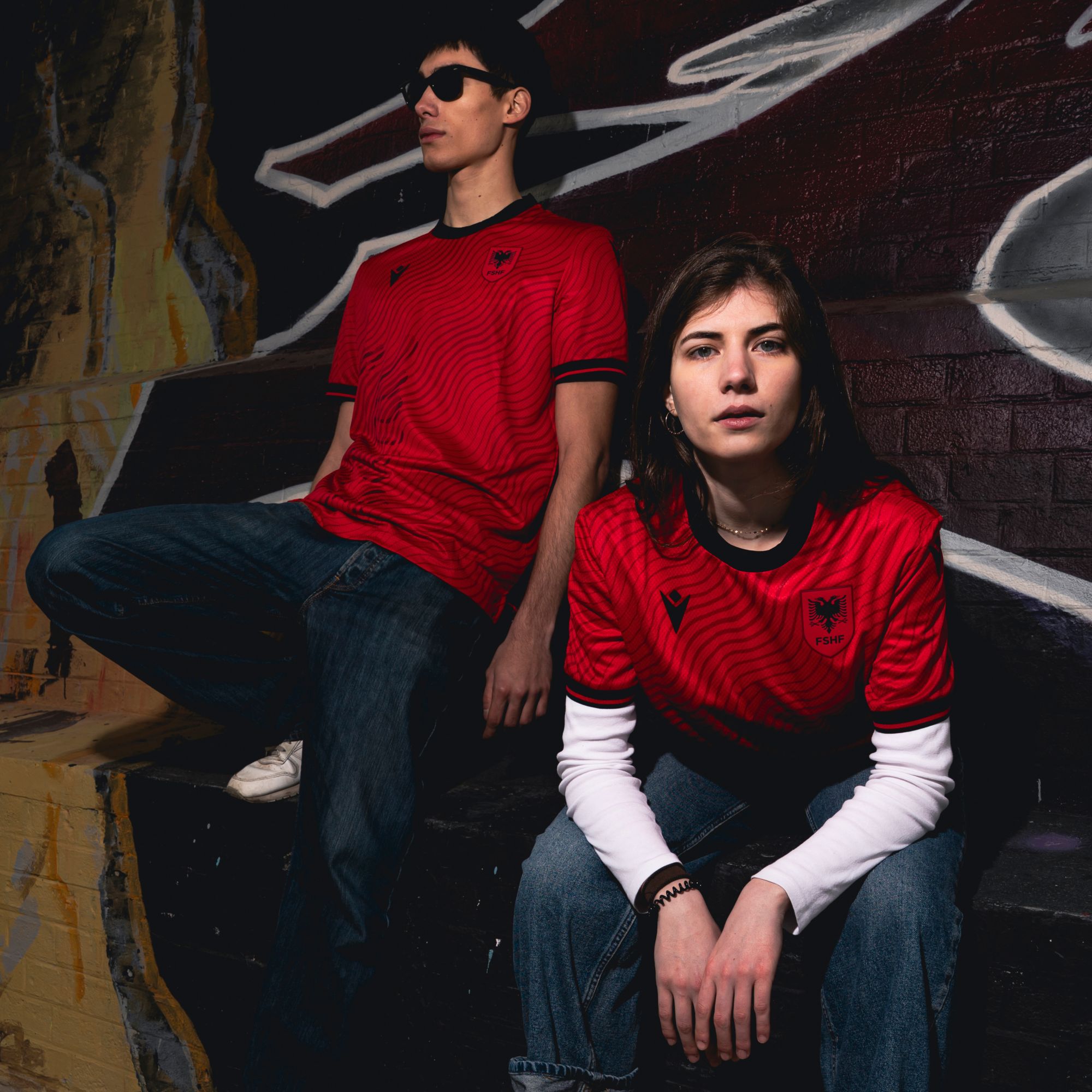 Macron Adult Albania 2026 Home Authentic Jersey product image